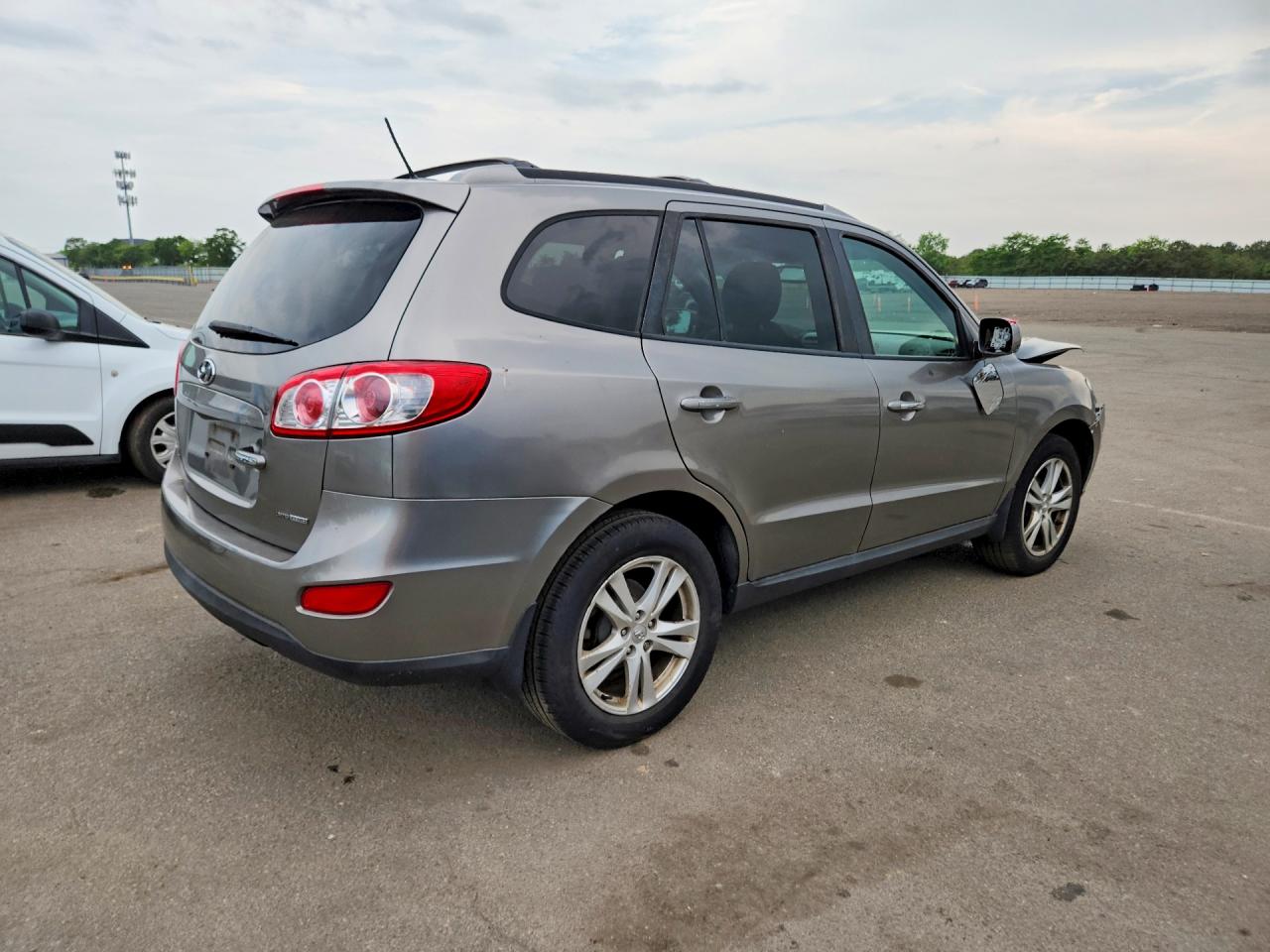 2012 Hyundai Santa Fe Limited Бежевый vin: 5XYZKDAG7CG140842