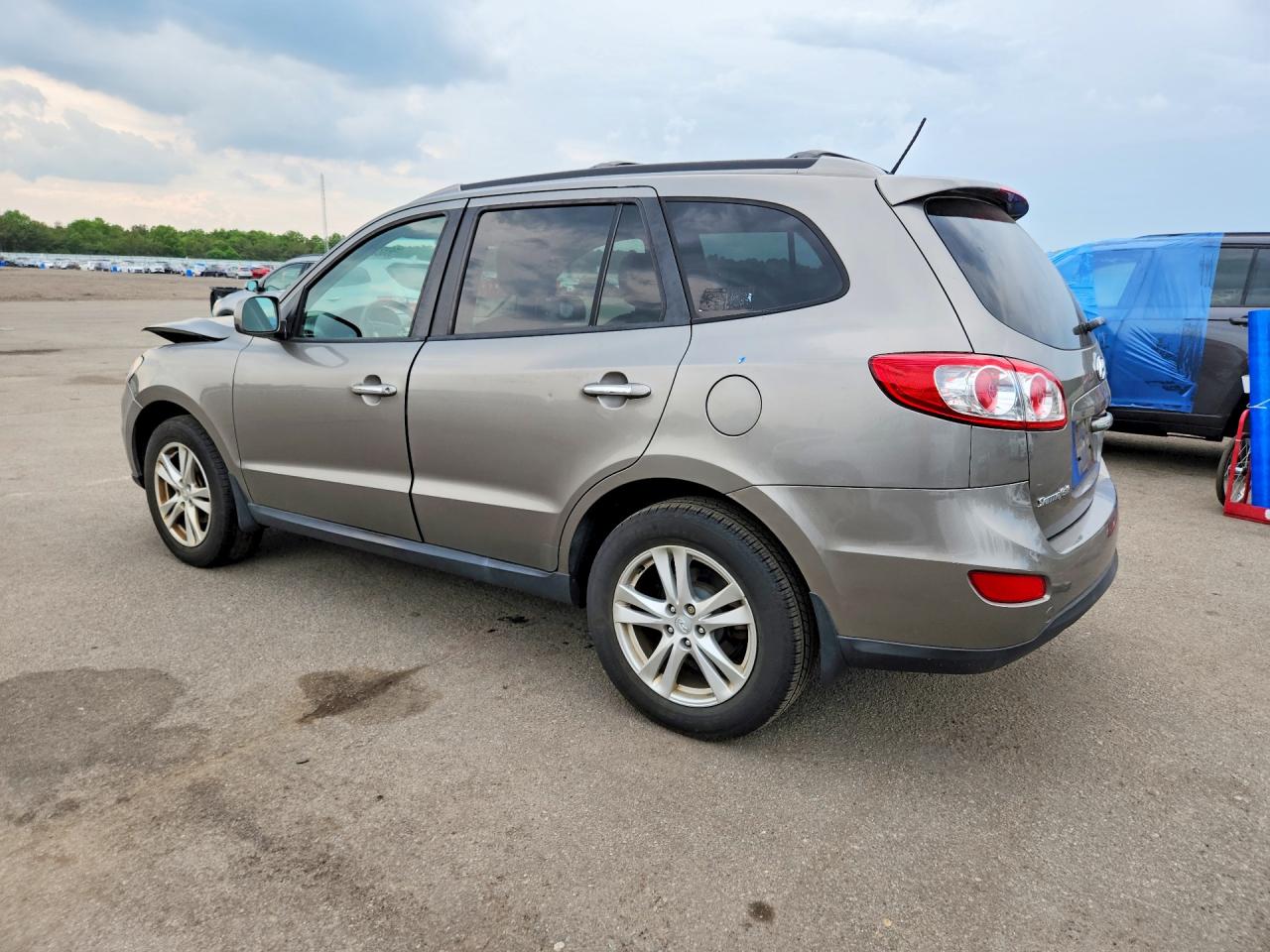 2012 Hyundai Santa Fe Limited Бежевый vin: 5XYZKDAG7CG140842