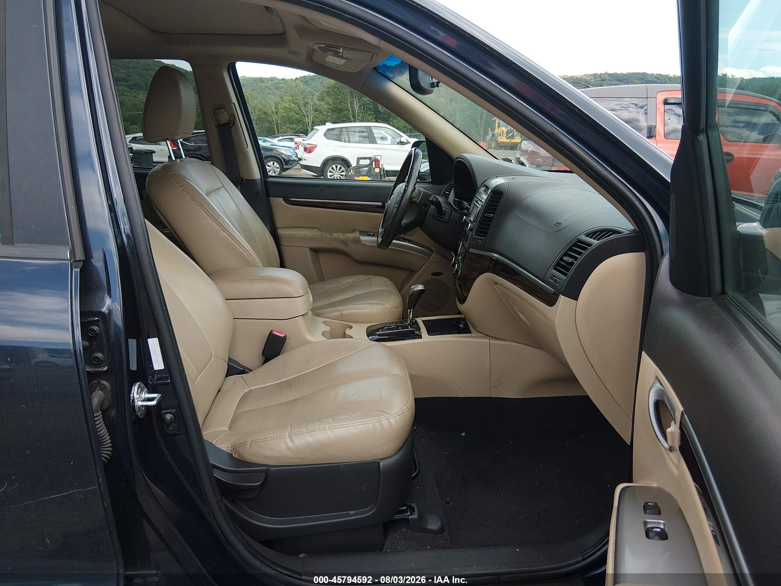 2012 Hyundai Santa Fe Limited V6 Синий vin: 5XYZKDAG7CG150609