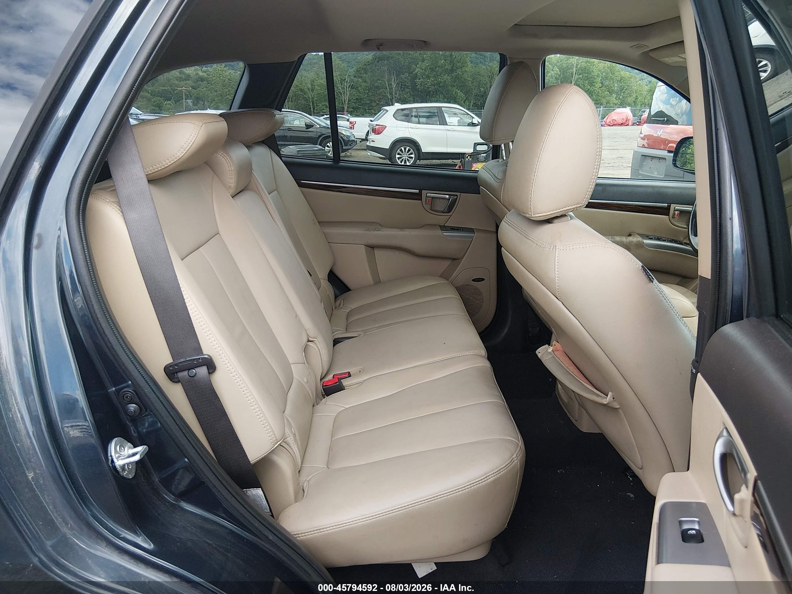2012 Hyundai Santa Fe Limited V6 Синий vin: 5XYZKDAG7CG150609