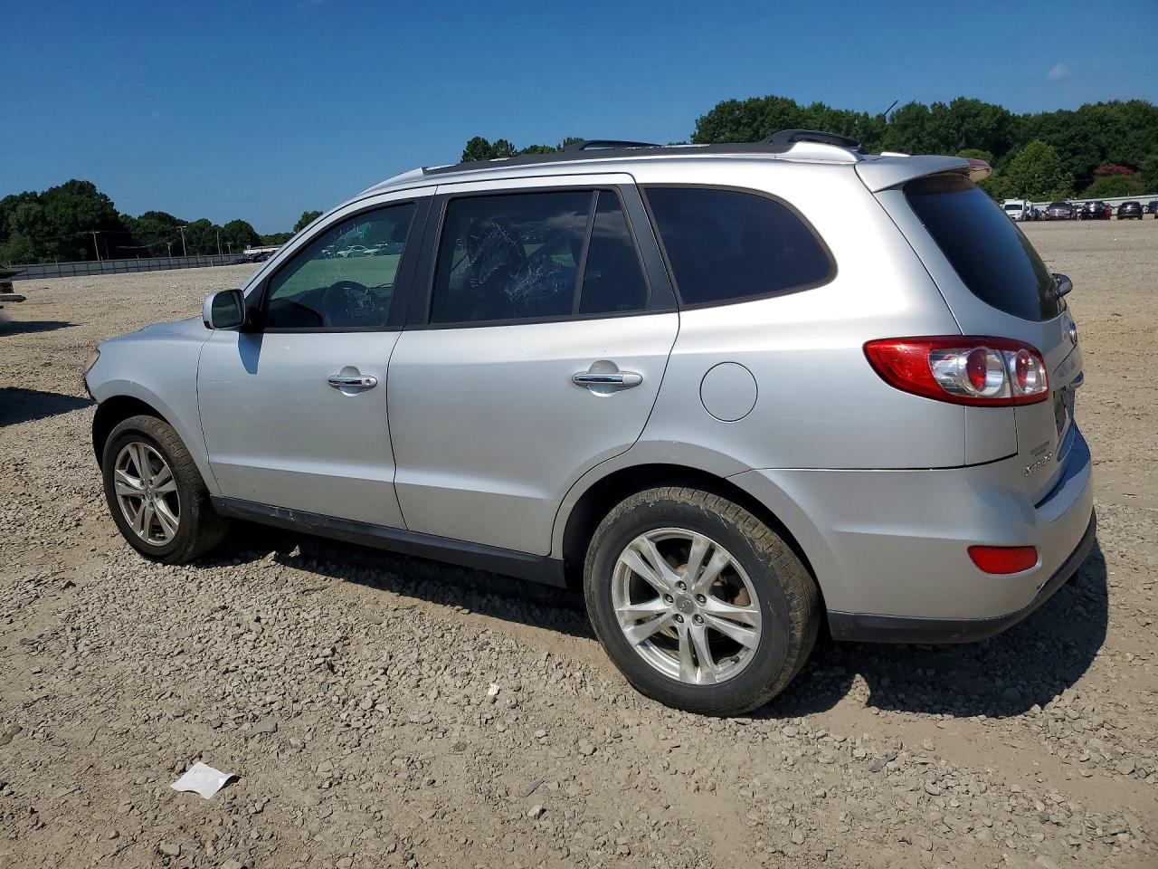 2012 Hyundai Santa Fe Limited Silver vin: 5XYZKDAG7CG150626