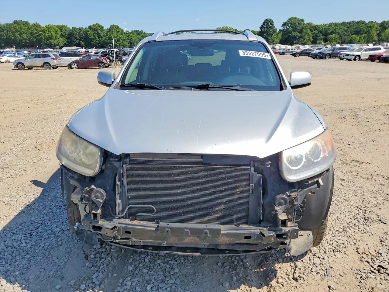 2012 Hyundai Santa Fe Limited Silver vin: 5XYZKDAG7CG150626