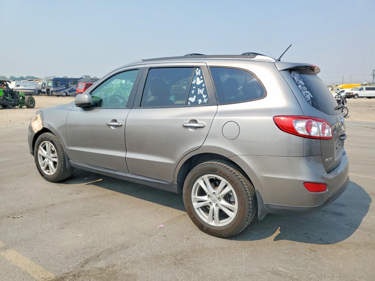 2011 Hyundai Santa Fe Limited Серый vin: 5XYZKDAG8BG045768