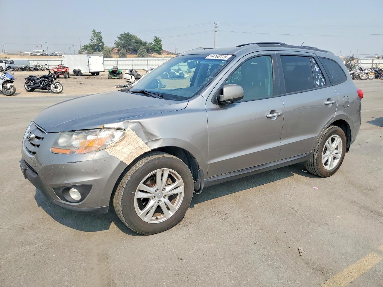 2011 Hyundai Santa Fe Limited Серый vin: 5XYZKDAG8BG045768
