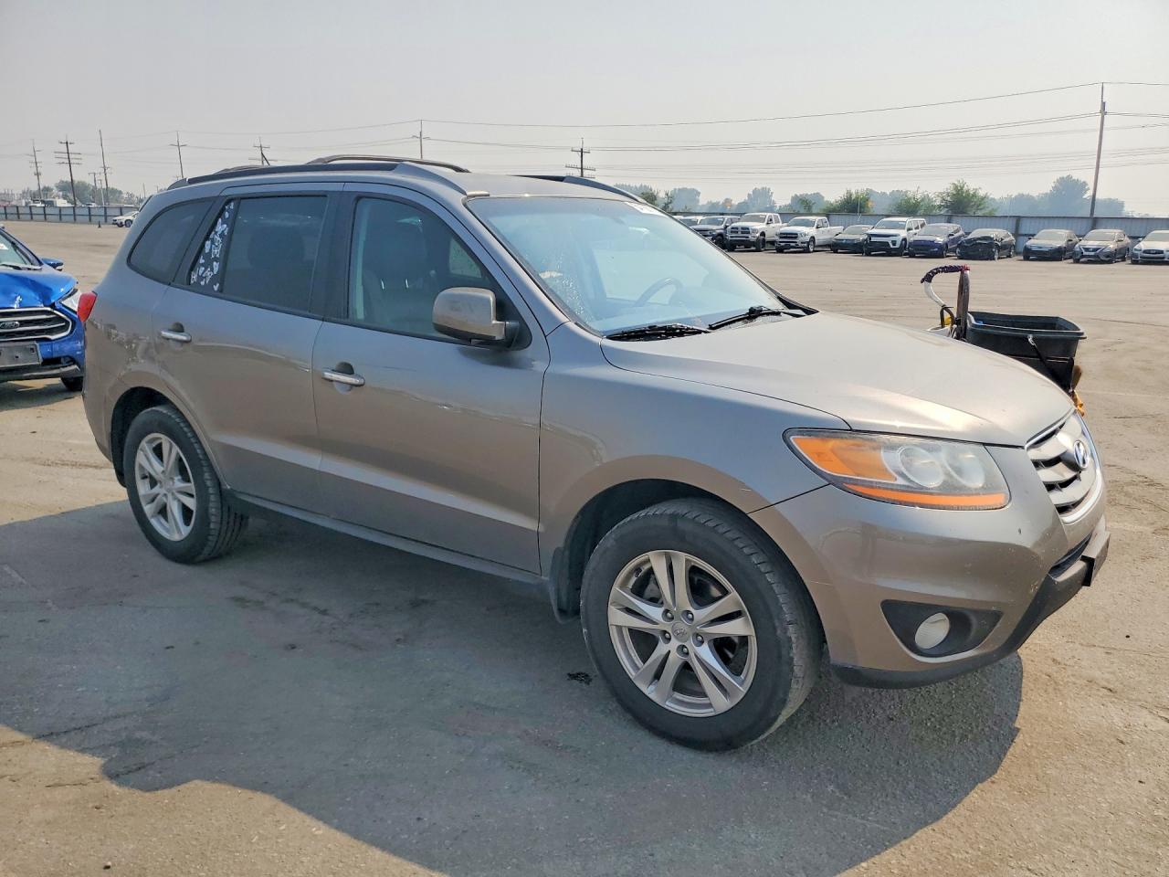 2011 Hyundai Santa Fe Limited Серый vin: 5XYZKDAG8BG045768