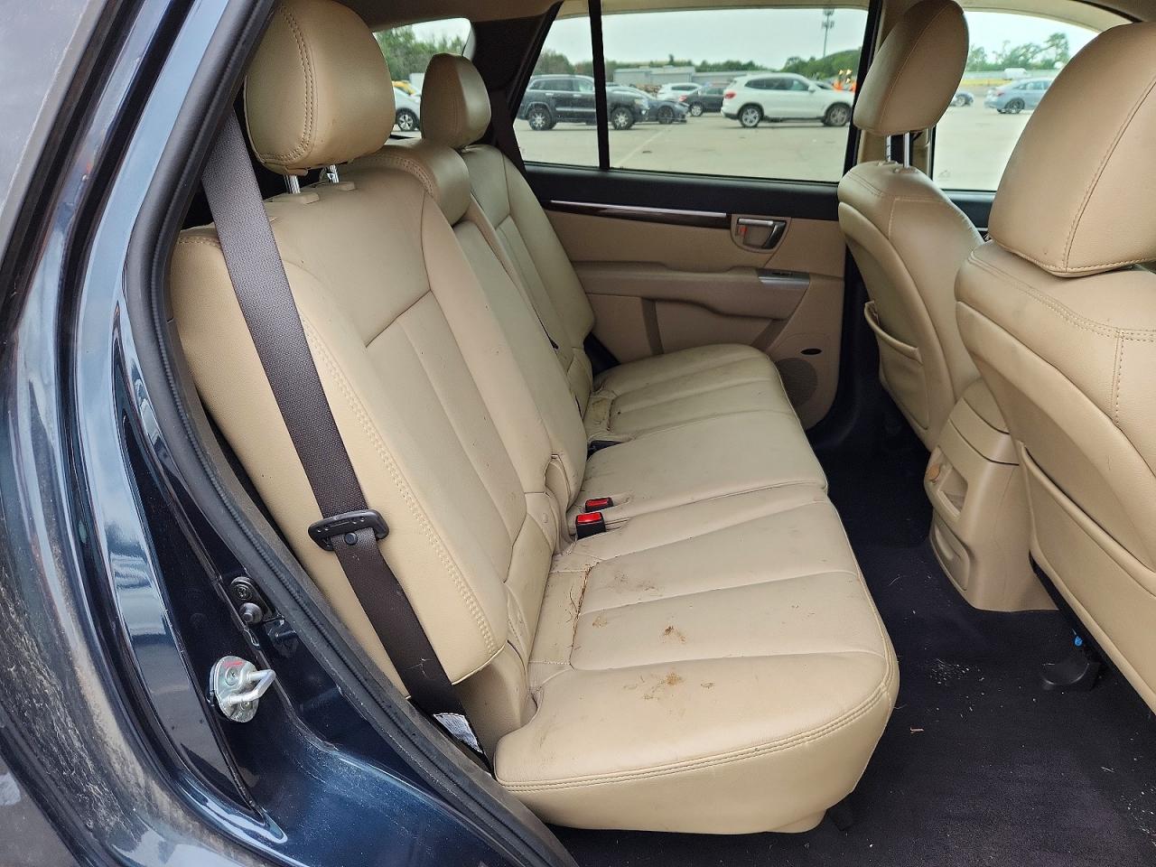 2012 Hyundai Santa Fe Limited Blue vin: 5XYZKDAG9CG135318