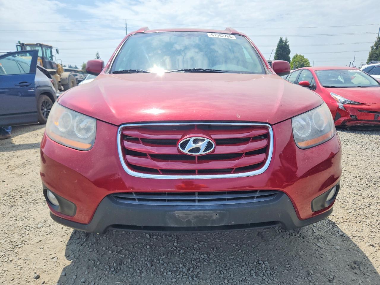 2011 Hyundai Santa Fe Limited Red vin: 5XYZKDAGXBG001402