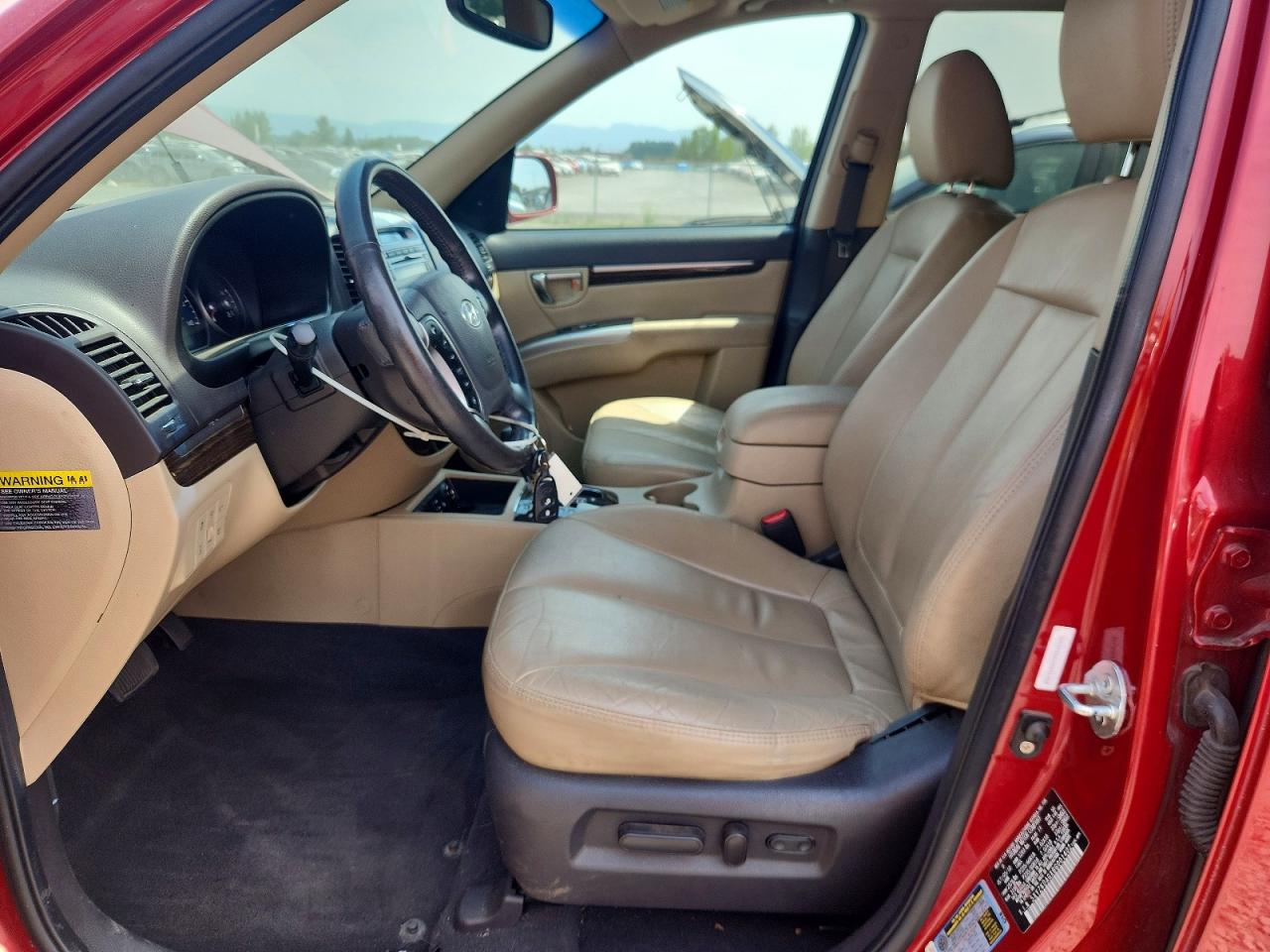 2011 Hyundai Santa Fe Limited Red vin: 5XYZKDAGXBG001402