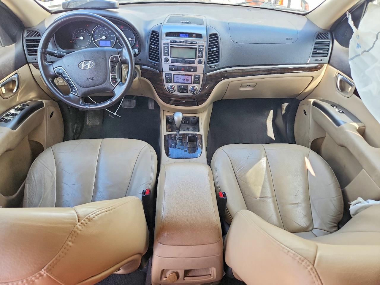 2012 Hyundai Santa Fe Limited White vin: 5XYZKDAGXCG130080
