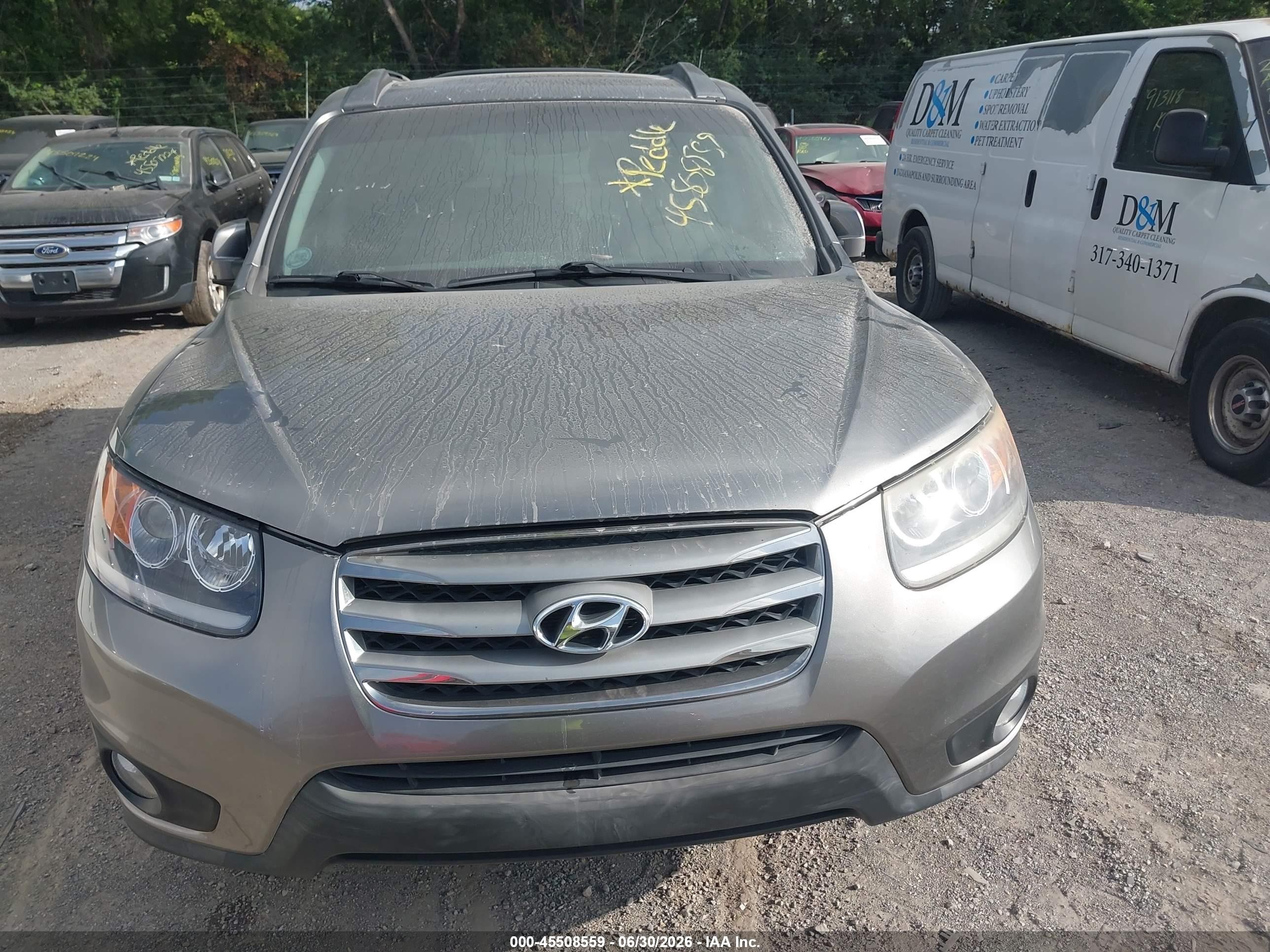 2012 Hyundai Santa Fe Limited V6 Gray vin: 5XYZKDAGXCG156825