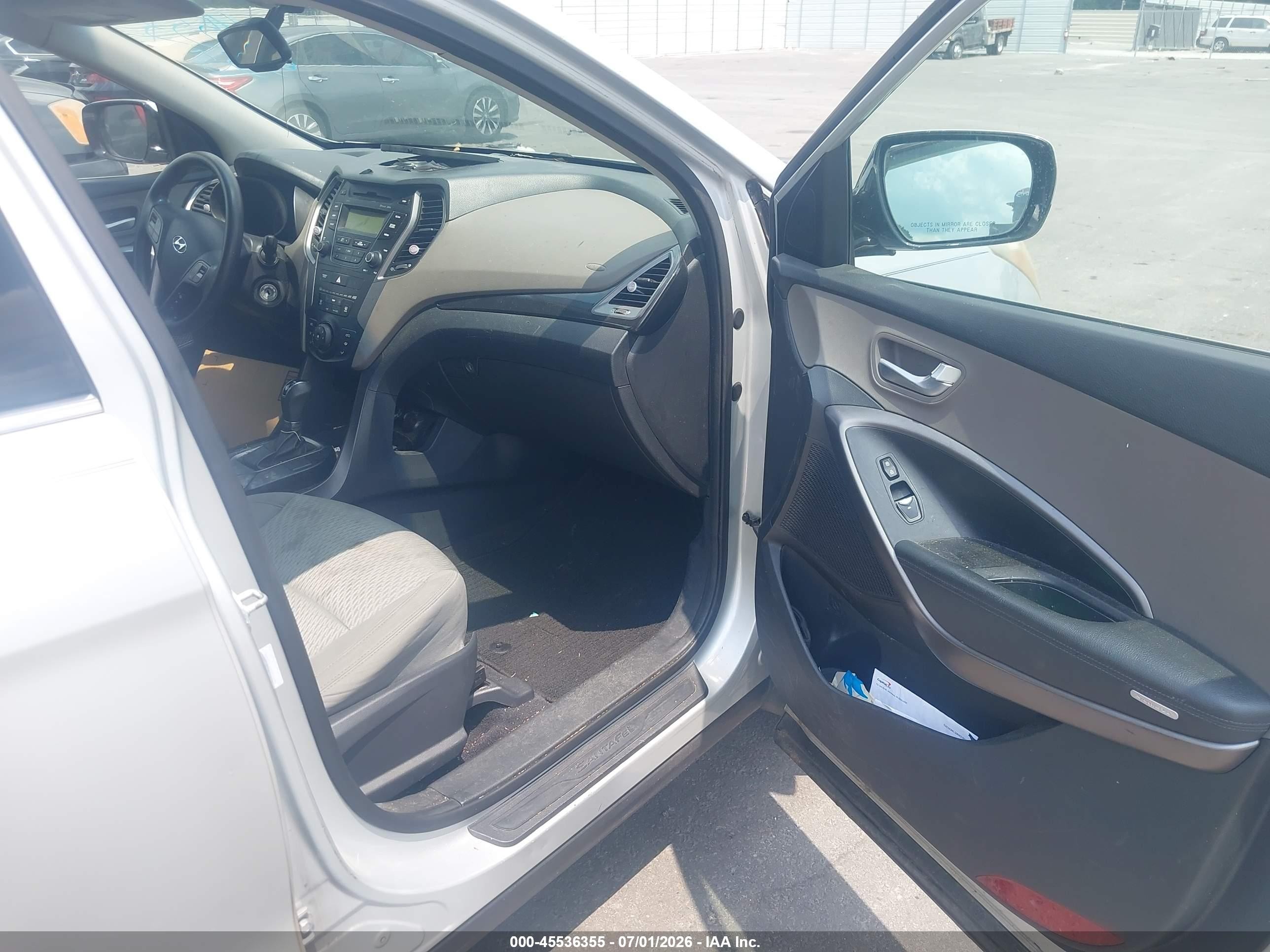 2013 Hyundai Santa Fe Sport Серый vin: 5XYZT3LB0DG016292