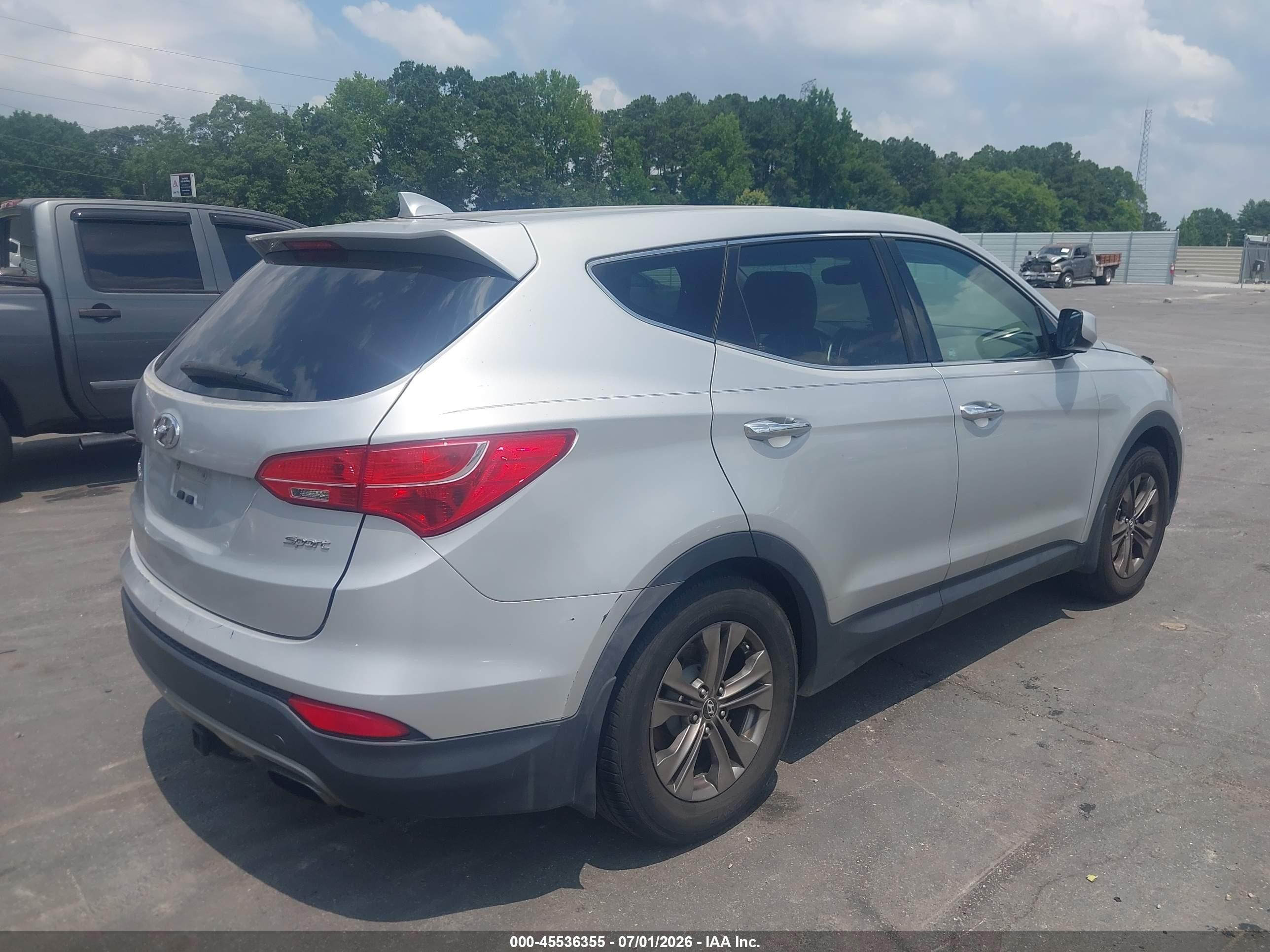 2013 Hyundai Santa Fe Sport Серый vin: 5XYZT3LB0DG016292