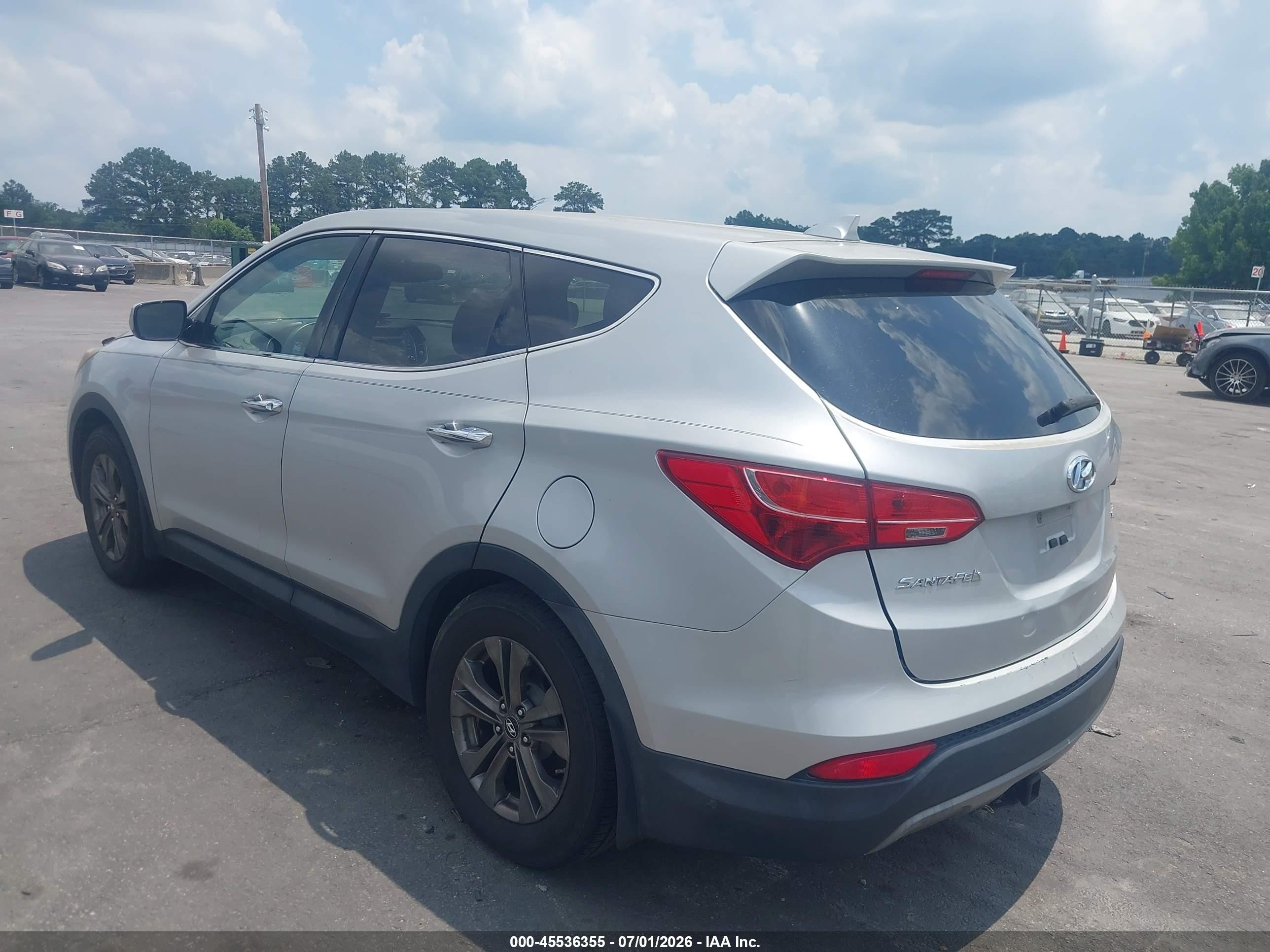 2013 Hyundai Santa Fe Sport Серый vin: 5XYZT3LB0DG016292