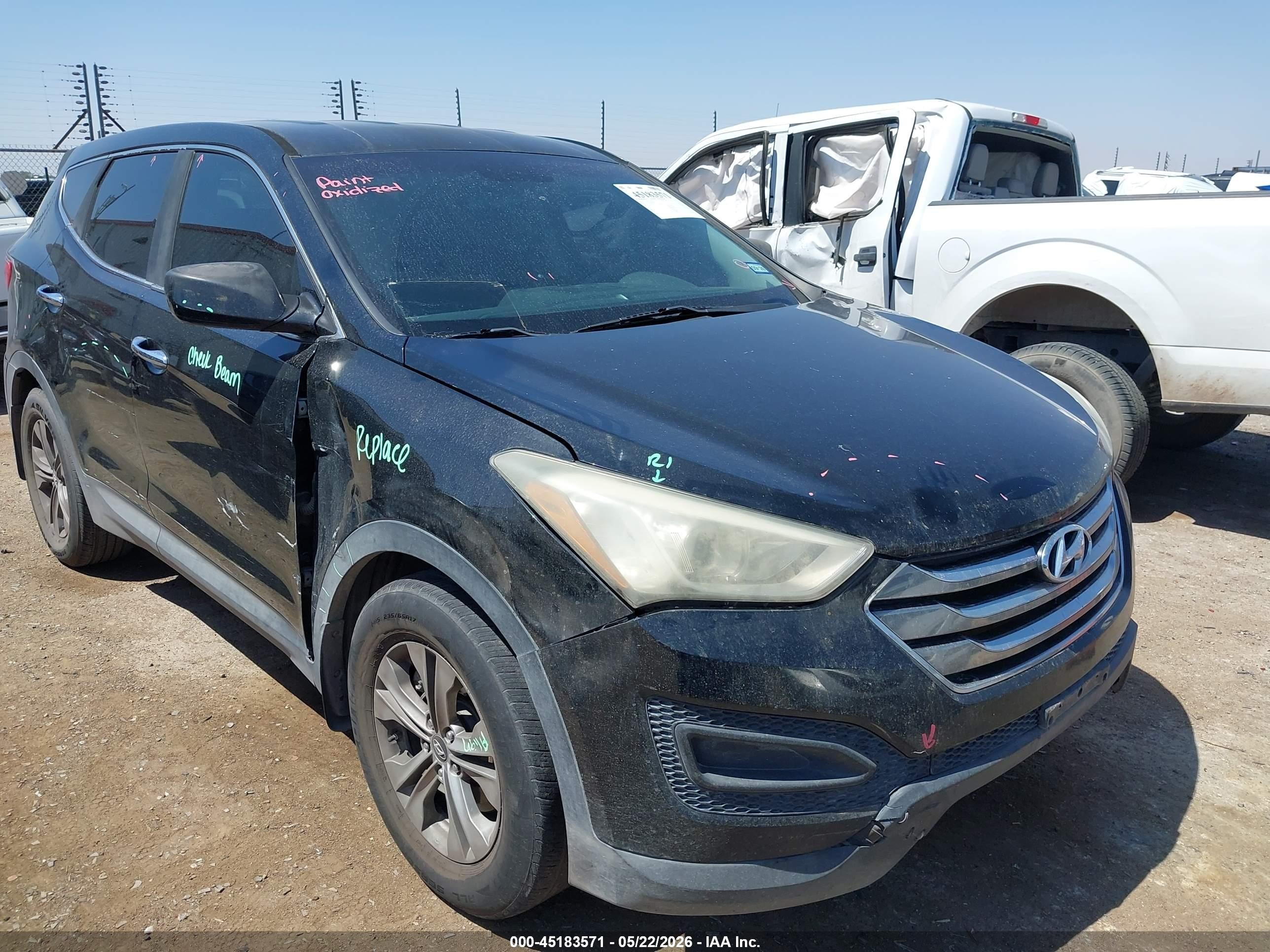 2013 Hyundai Santa Fe Sport Black vin: 5XYZT3LB0DG084835