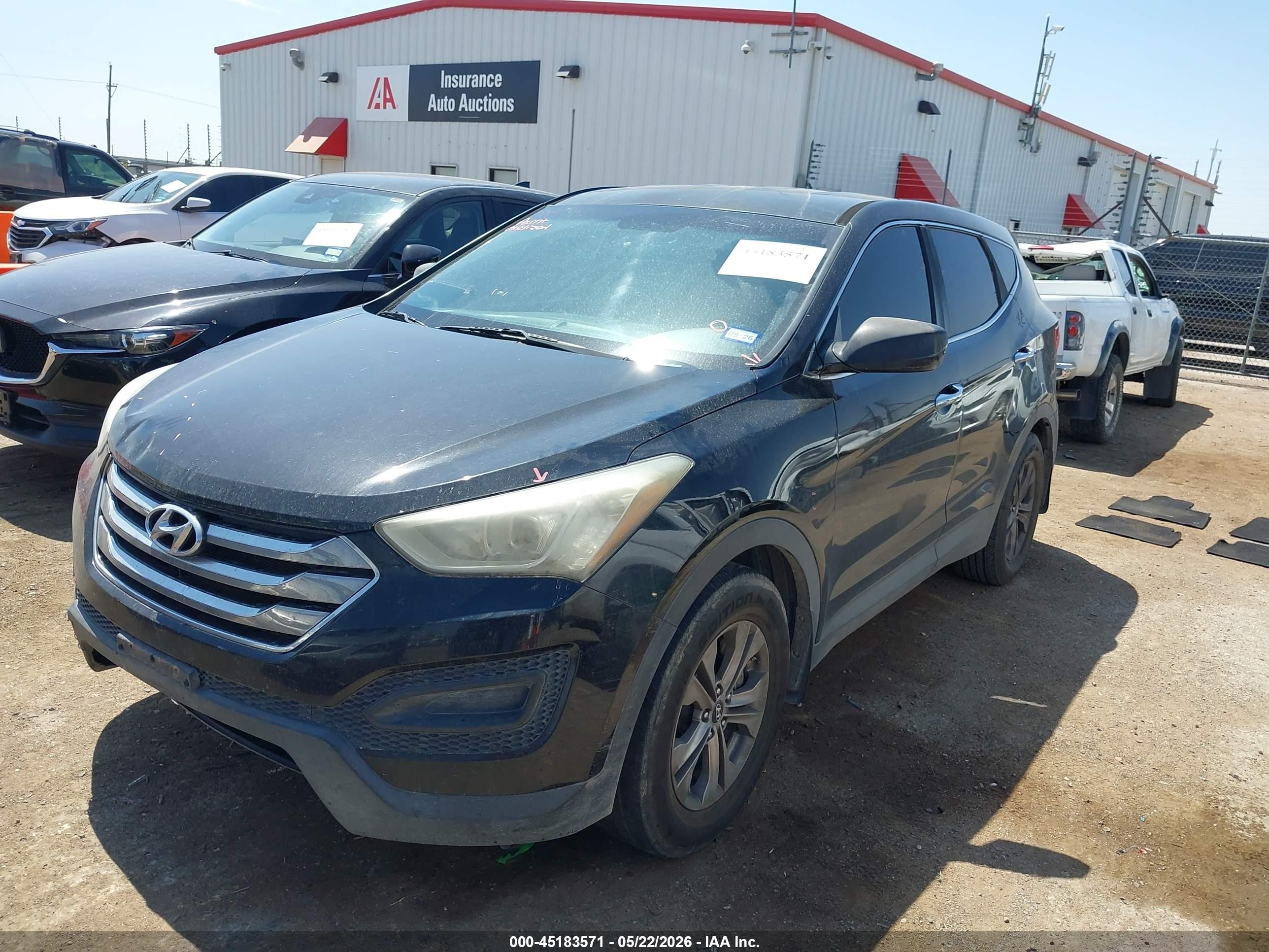 2013 Hyundai Santa Fe Sport Black vin: 5XYZT3LB0DG084835
