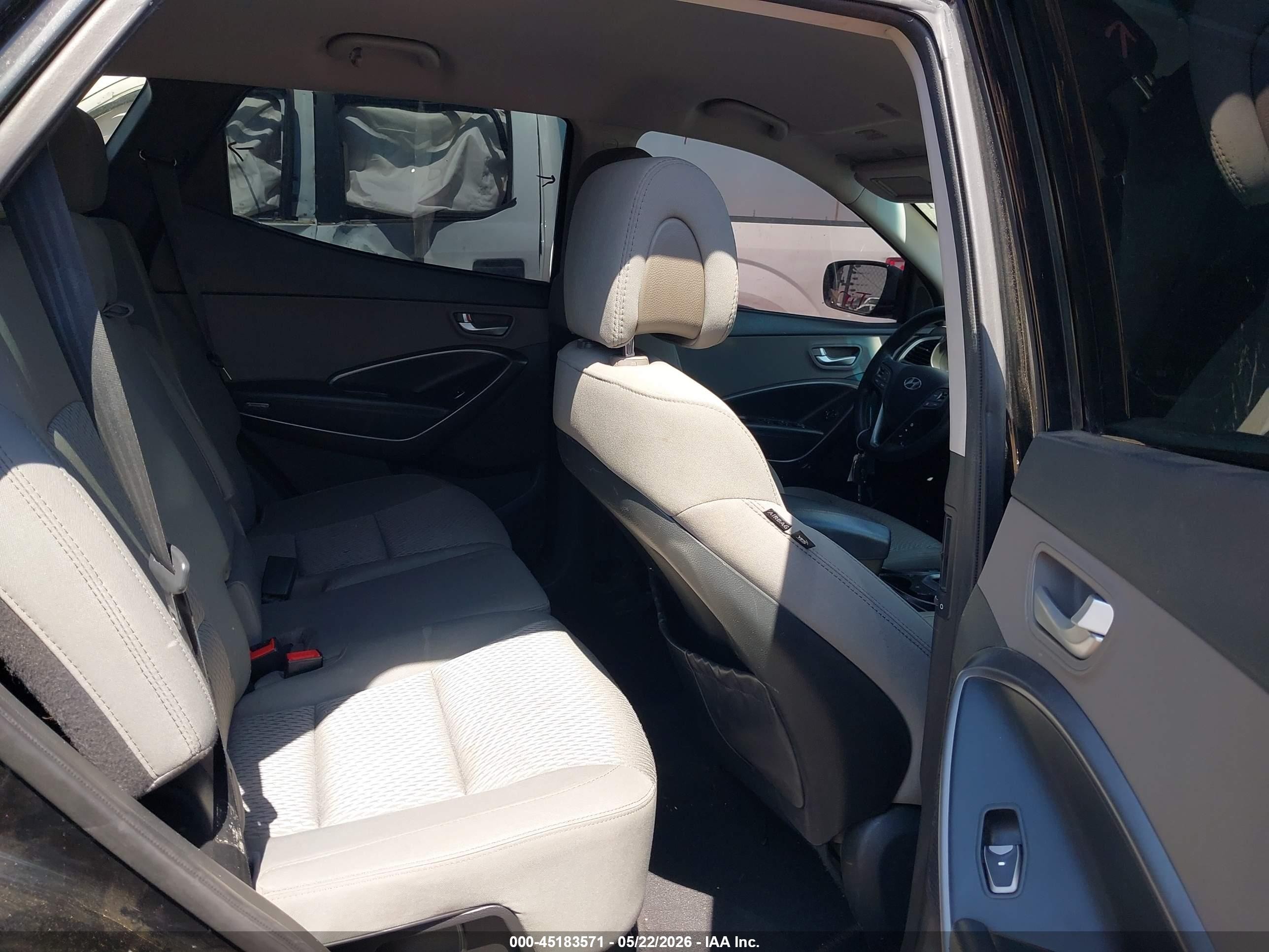 2013 Hyundai Santa Fe Sport Black vin: 5XYZT3LB0DG084835