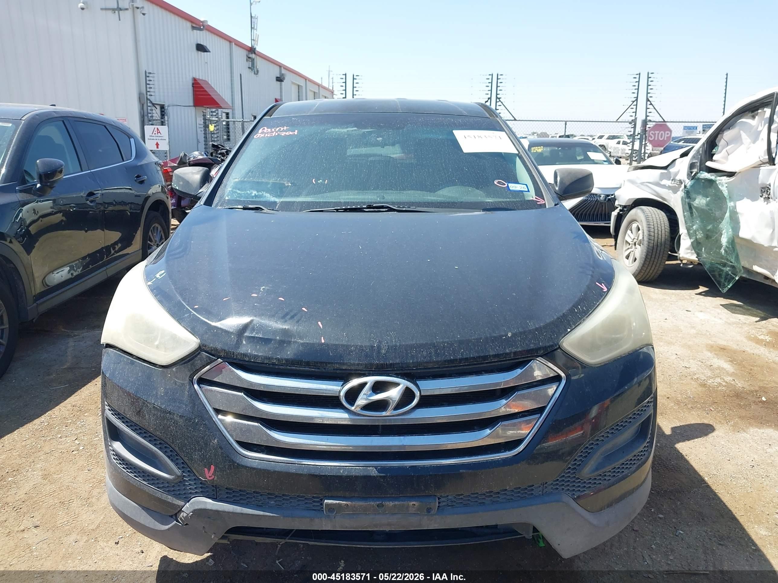 2013 Hyundai Santa Fe Sport Black vin: 5XYZT3LB0DG084835