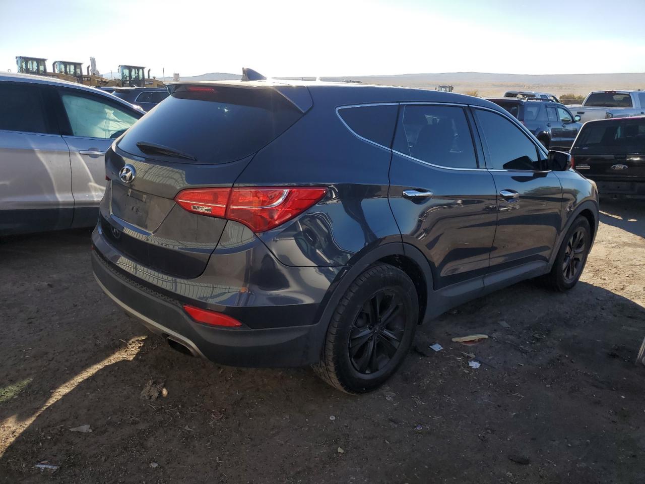 2013 Hyundai Santa Fe Sport Blue vin: 5XYZT3LB0DG096273