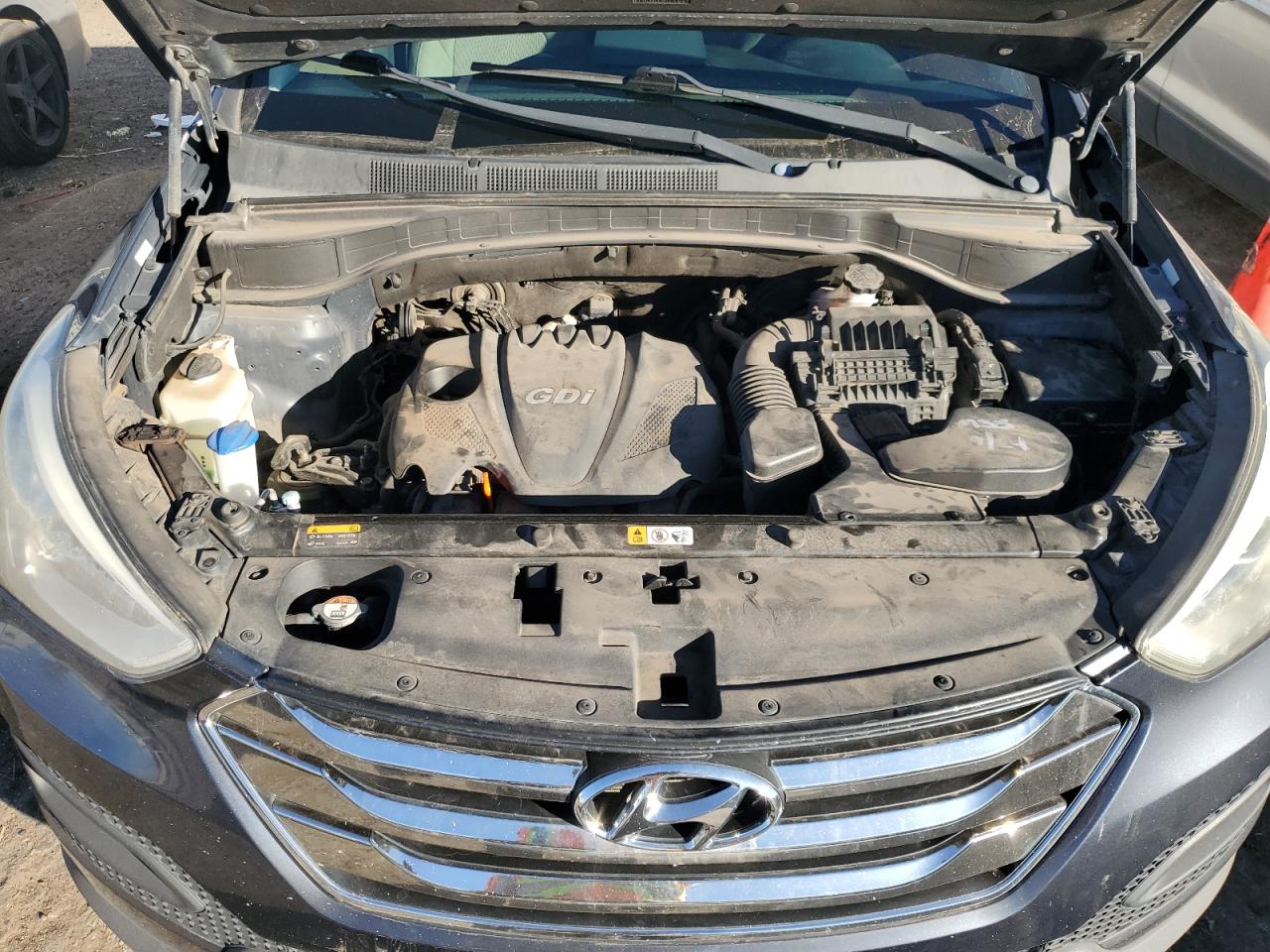 2013 Hyundai Santa Fe Sport Blue vin: 5XYZT3LB0DG096273