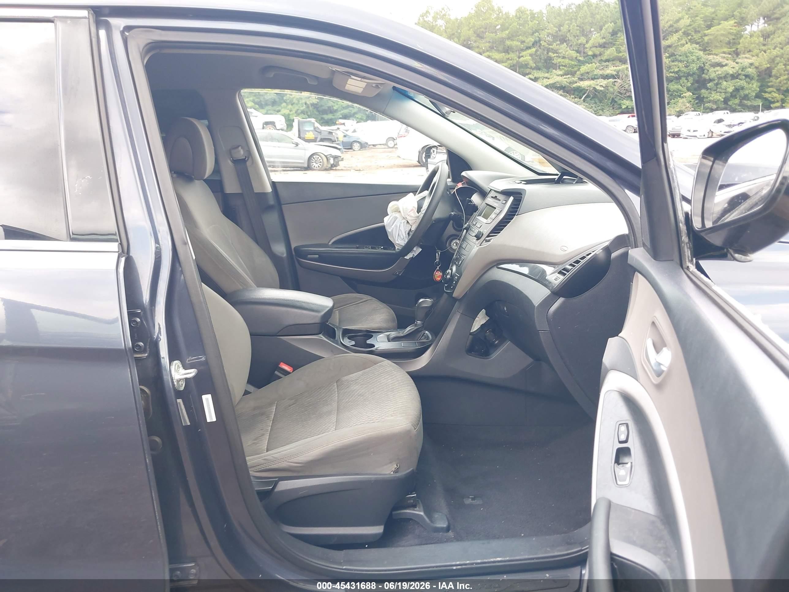 2015 Hyundai Santa Fe Sport 2.4l Gray vin: 5XYZT3LB0FG271317