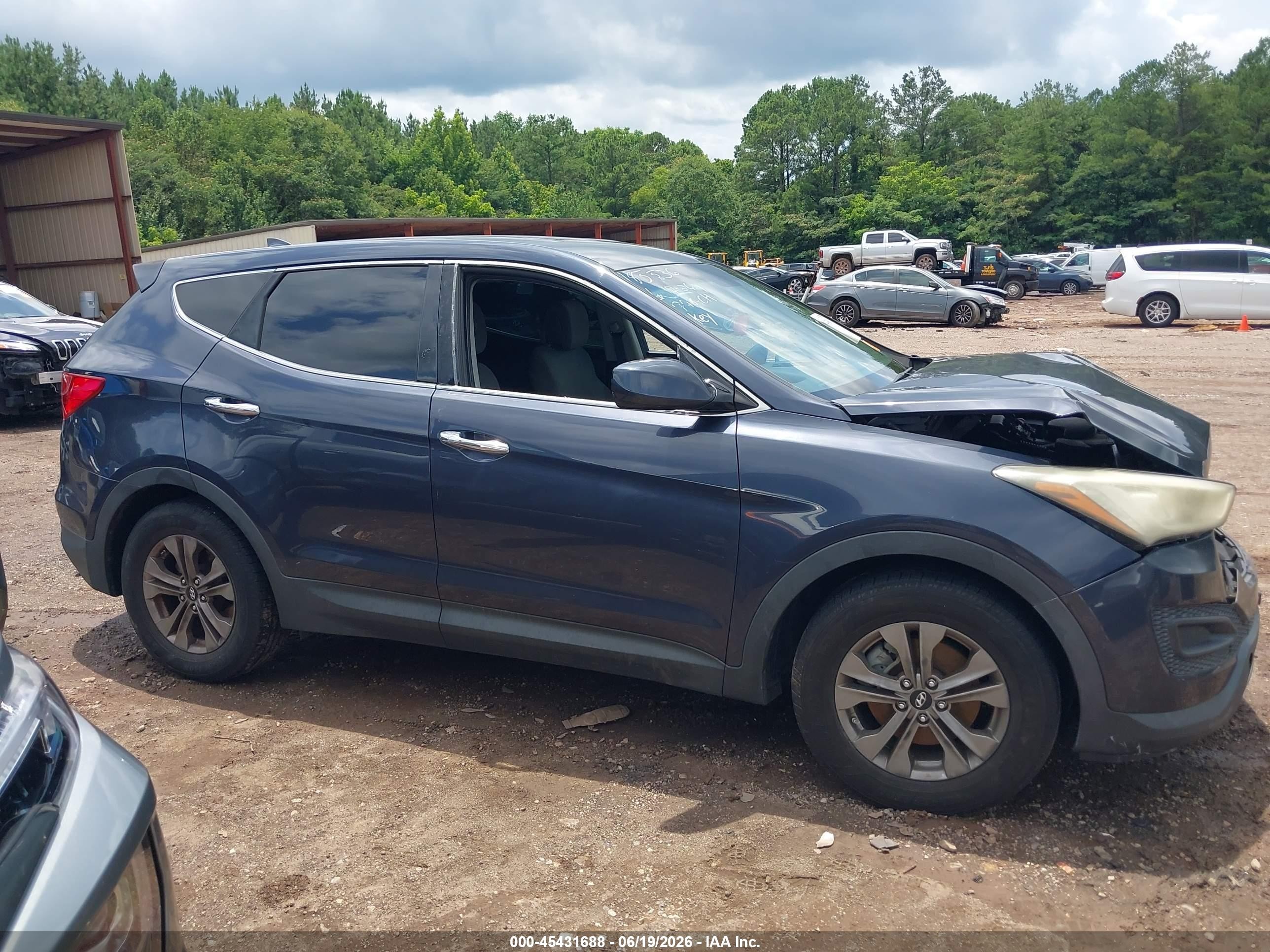 2015 Hyundai Santa Fe Sport 2.4l Gray vin: 5XYZT3LB0FG271317