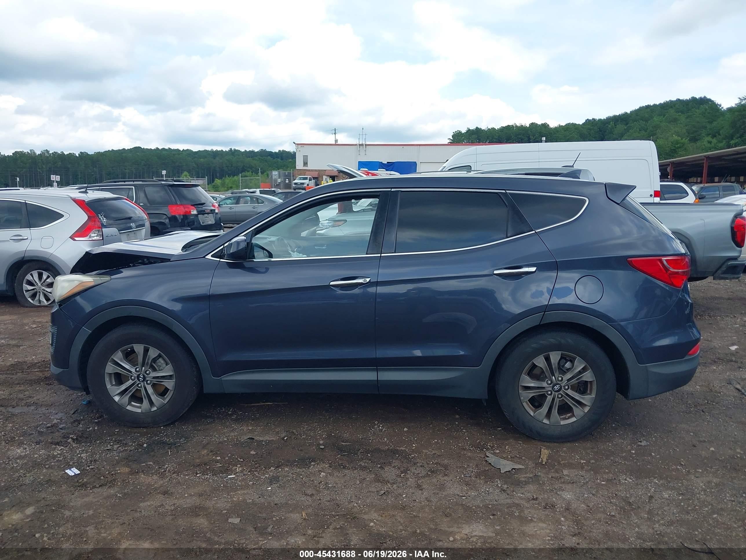 2015 Hyundai Santa Fe Sport 2.4l Gray vin: 5XYZT3LB0FG271317