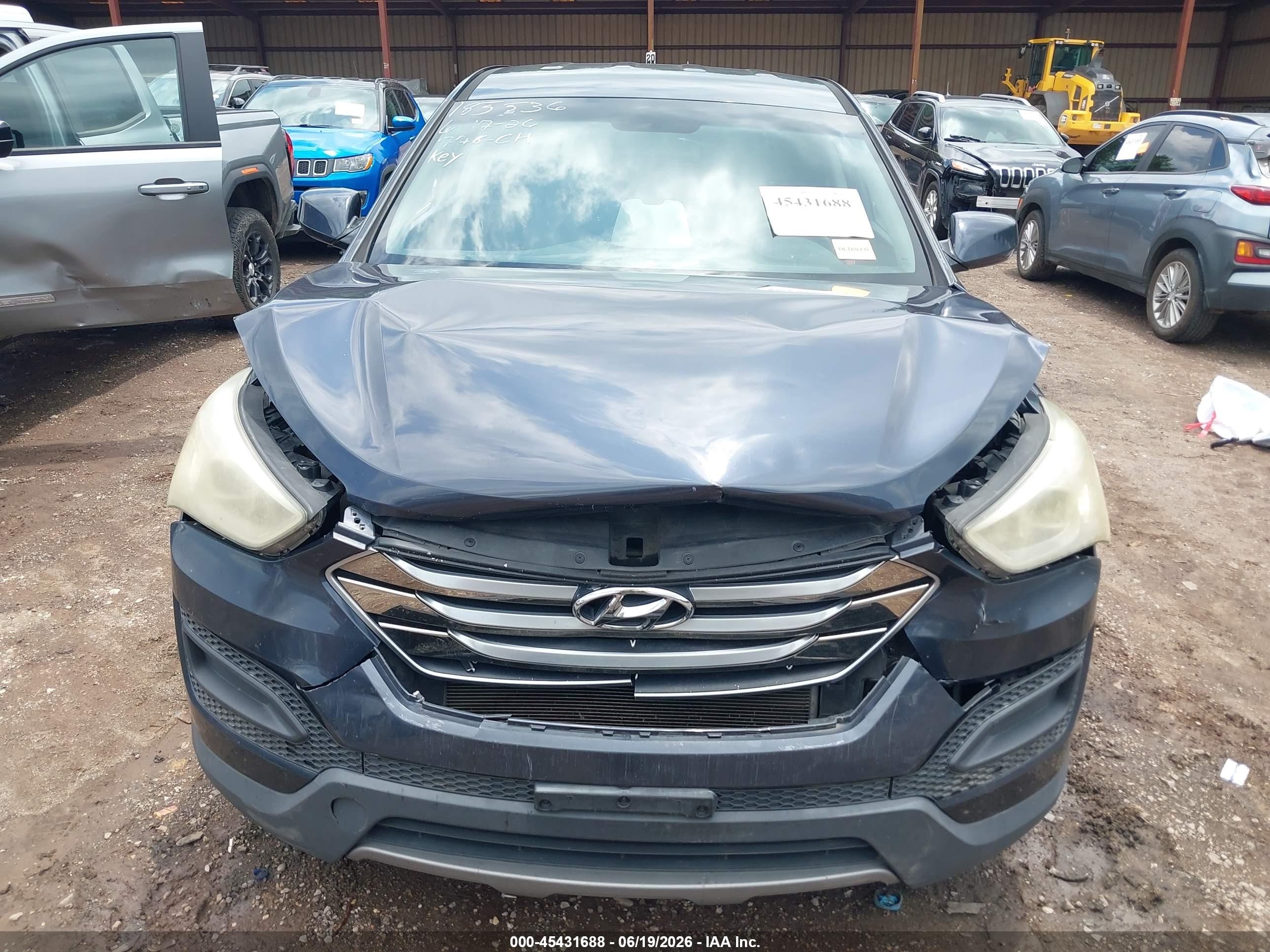 2015 Hyundai Santa Fe Sport 2.4l Gray vin: 5XYZT3LB0FG271317