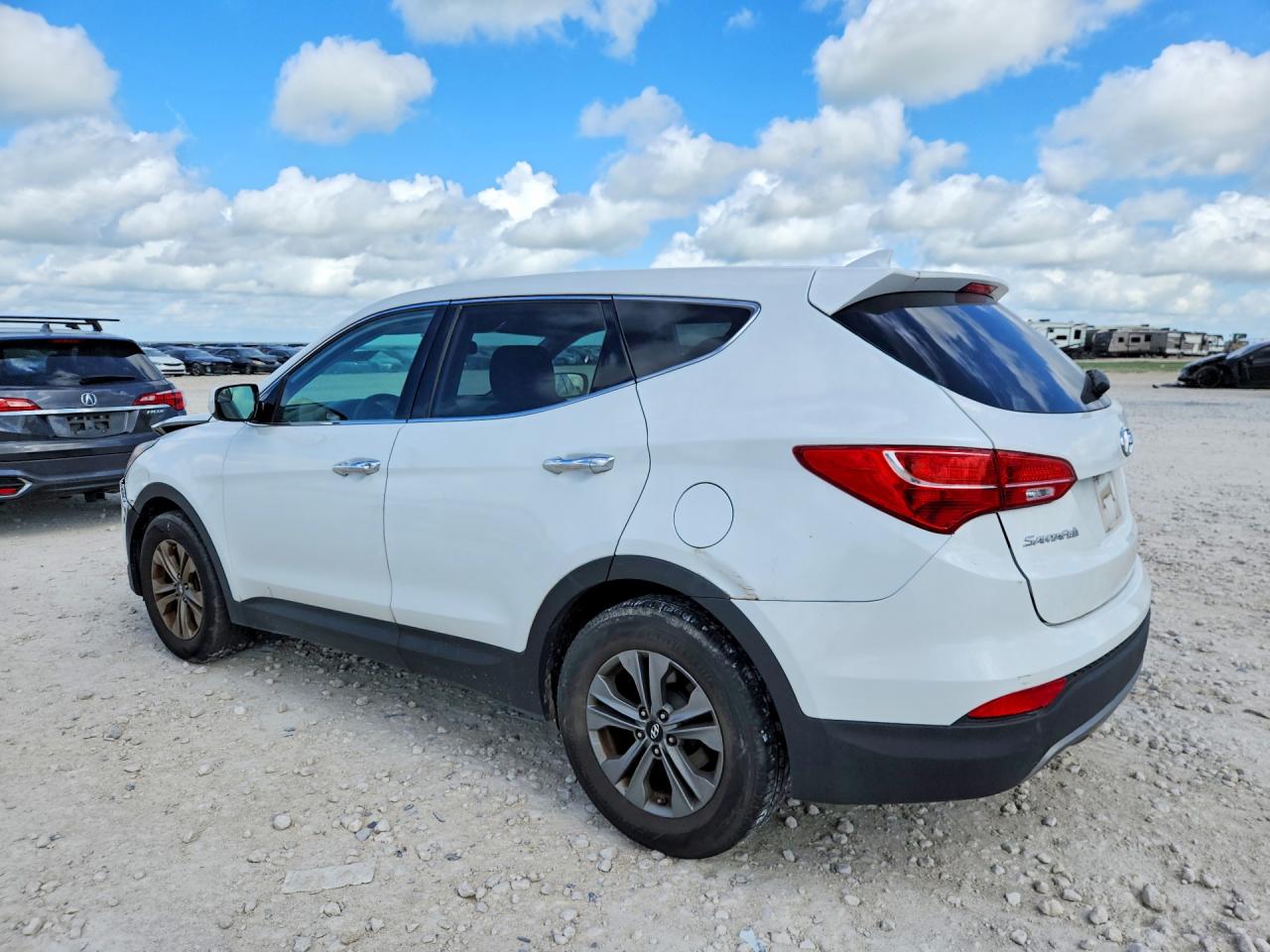 2015 Hyundai Santa Fe Sport 2.4l White vin: 5XYZT3LB0FG271415