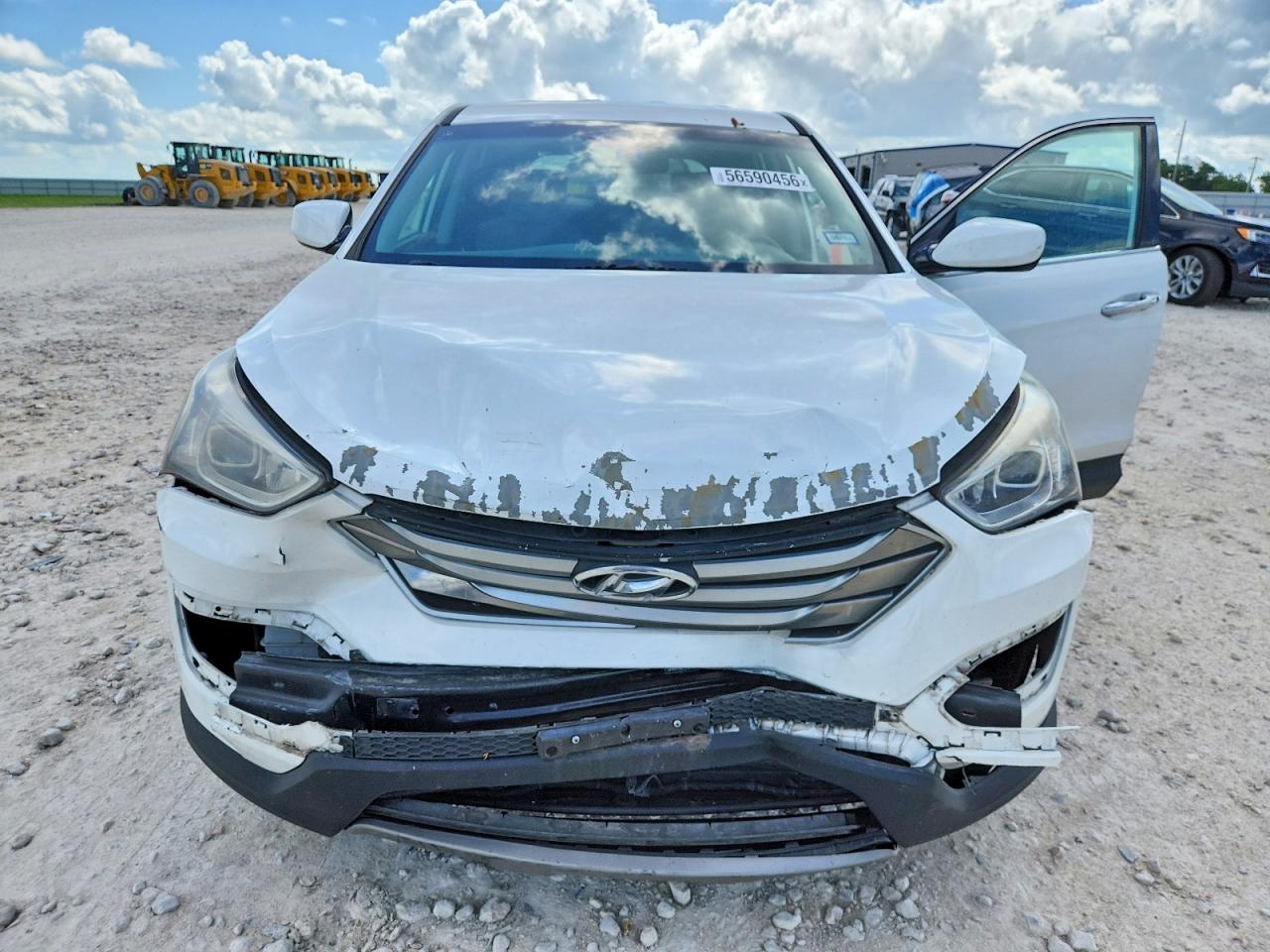 2015 Hyundai Santa Fe Sport 2.4l White vin: 5XYZT3LB0FG271415