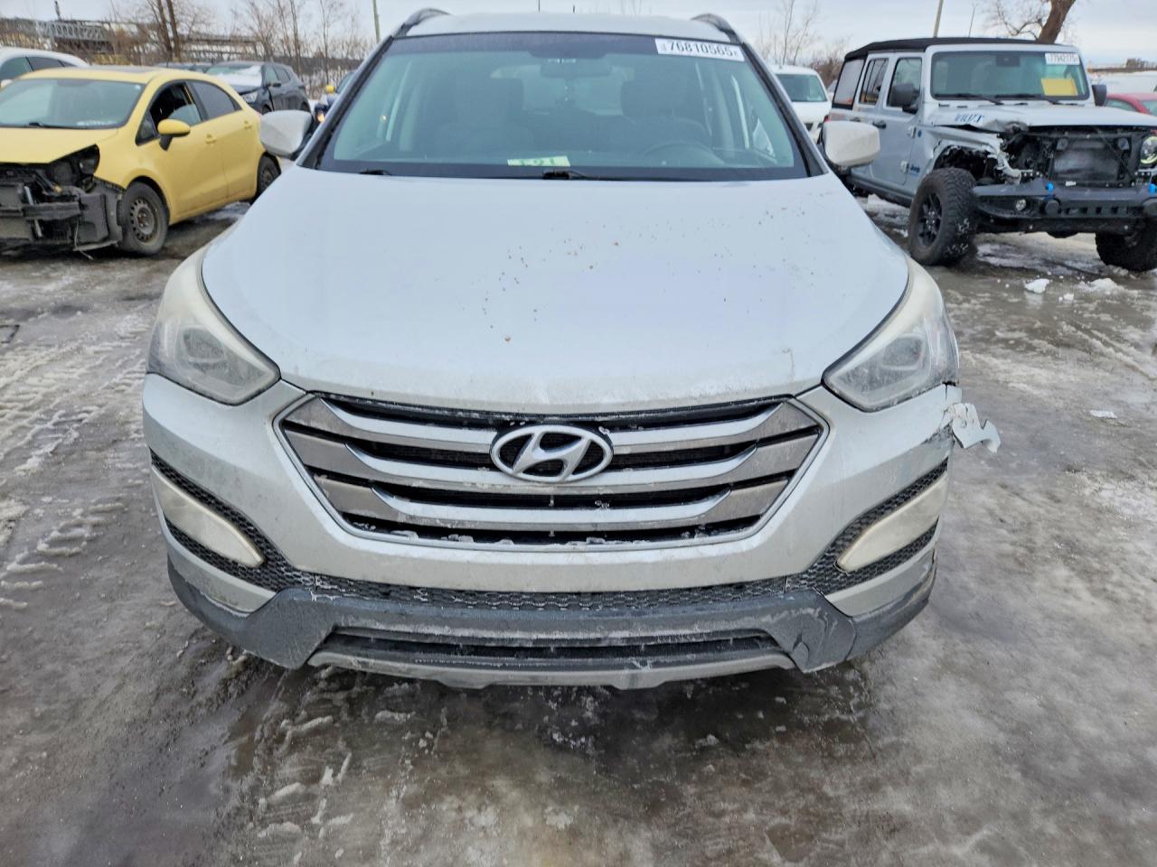 2015 Hyundai Santa Fe Sport Silver vin: 5XYZT3LB0FG279336