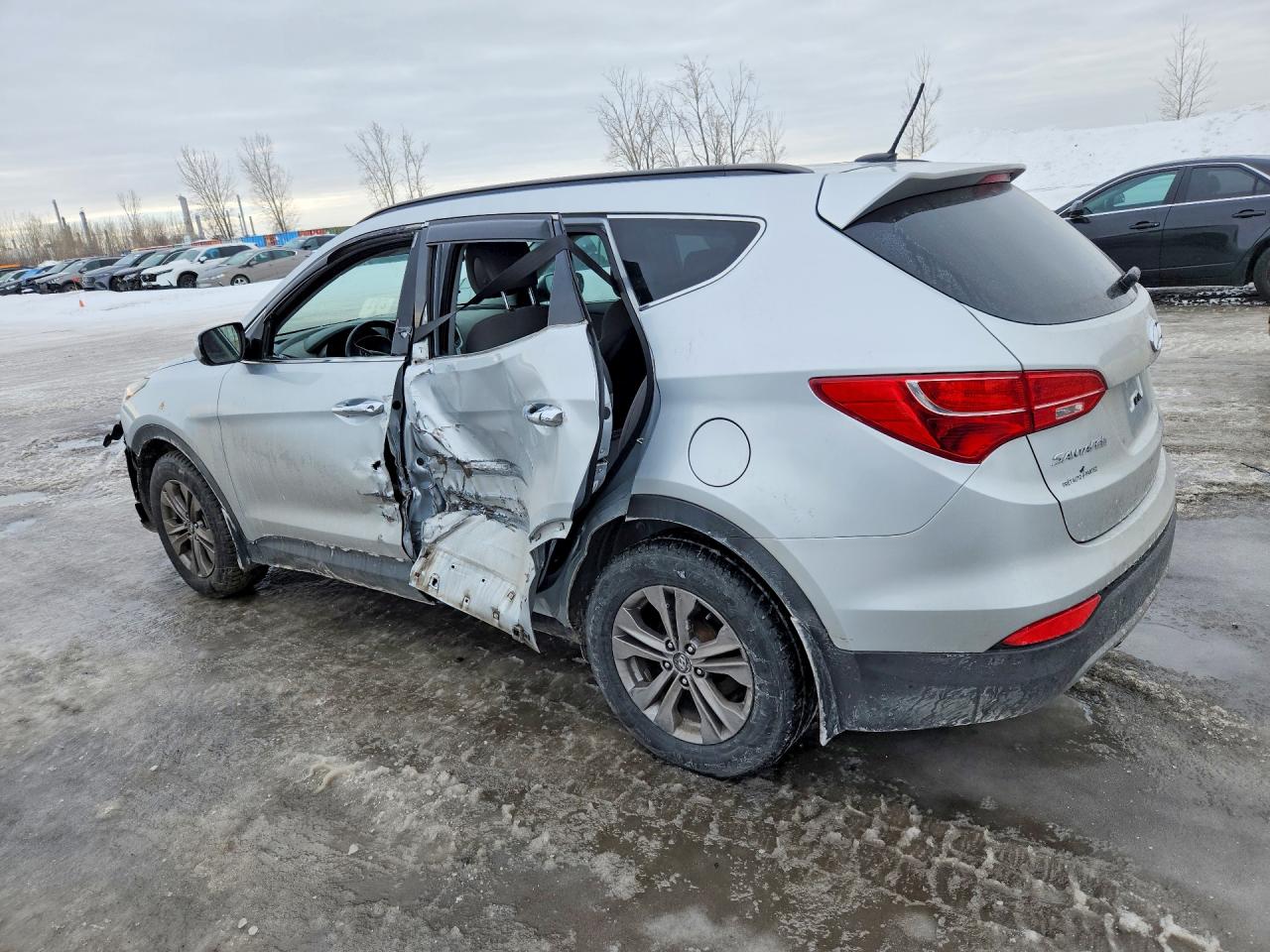 2015 Hyundai Santa Fe Sport Silver vin: 5XYZT3LB0FG279336