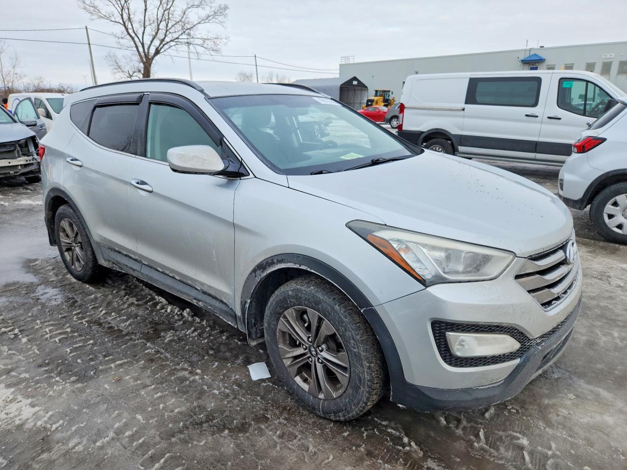 2015 Hyundai Santa Fe Sport Silver vin: 5XYZT3LB0FG279336