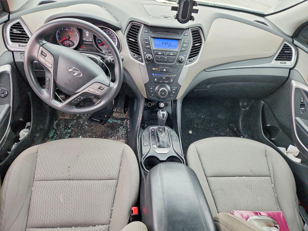 2015 Hyundai Santa Fe Sport Silver vin: 5XYZT3LB0FG279336