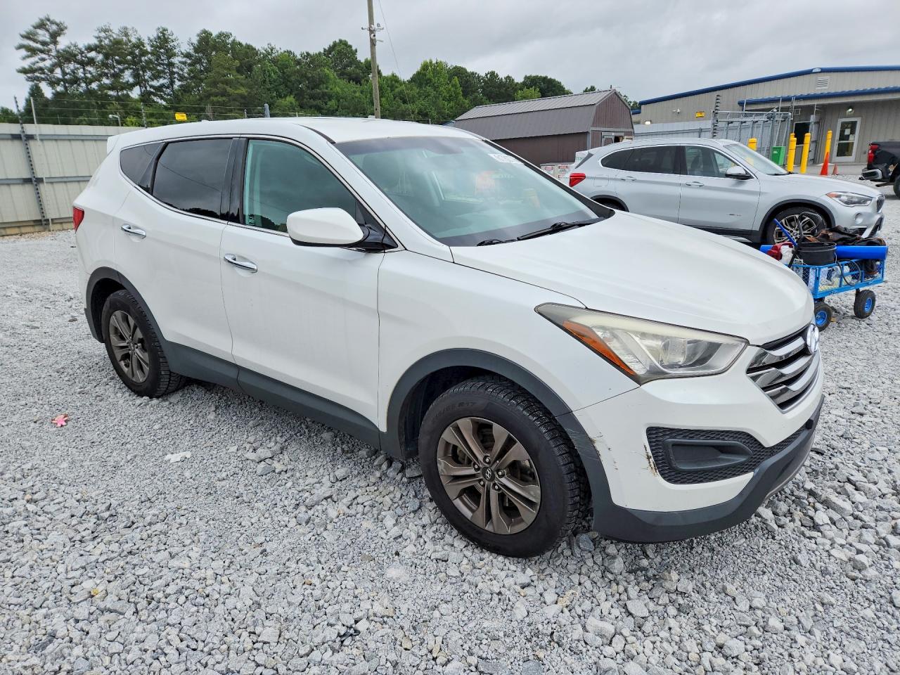 2015 Hyundai Santa Fe Sport 2.4l White vin: 5XYZT3LB0FG282608