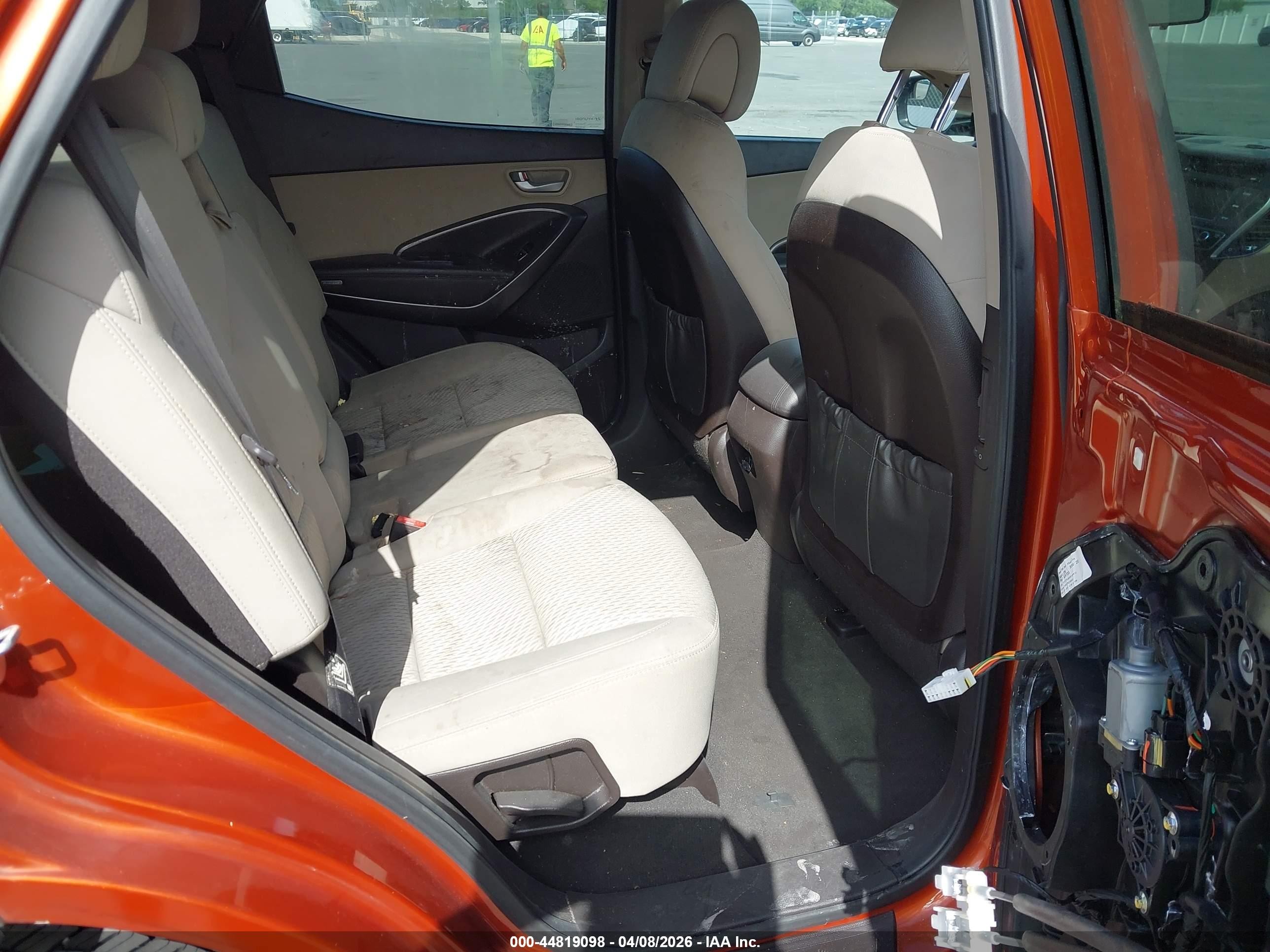 2017 Hyundai Santa Fe Sport 2.4l Orange vin: 5XYZT3LB0HG435412