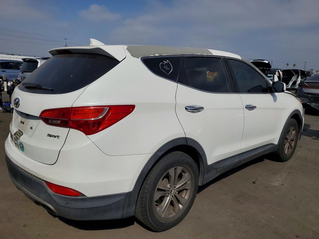 2013 Hyundai Santa Fe Sport 2.4l Белый vin: 5XYZT3LB1DG052945
