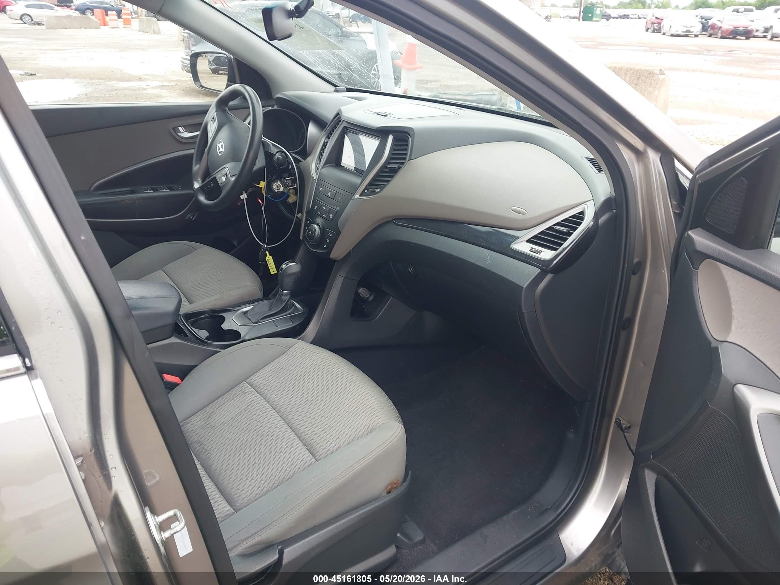 2013 Hyundai Santa Fe Sport Gray vin: 5XYZT3LB1DG058471