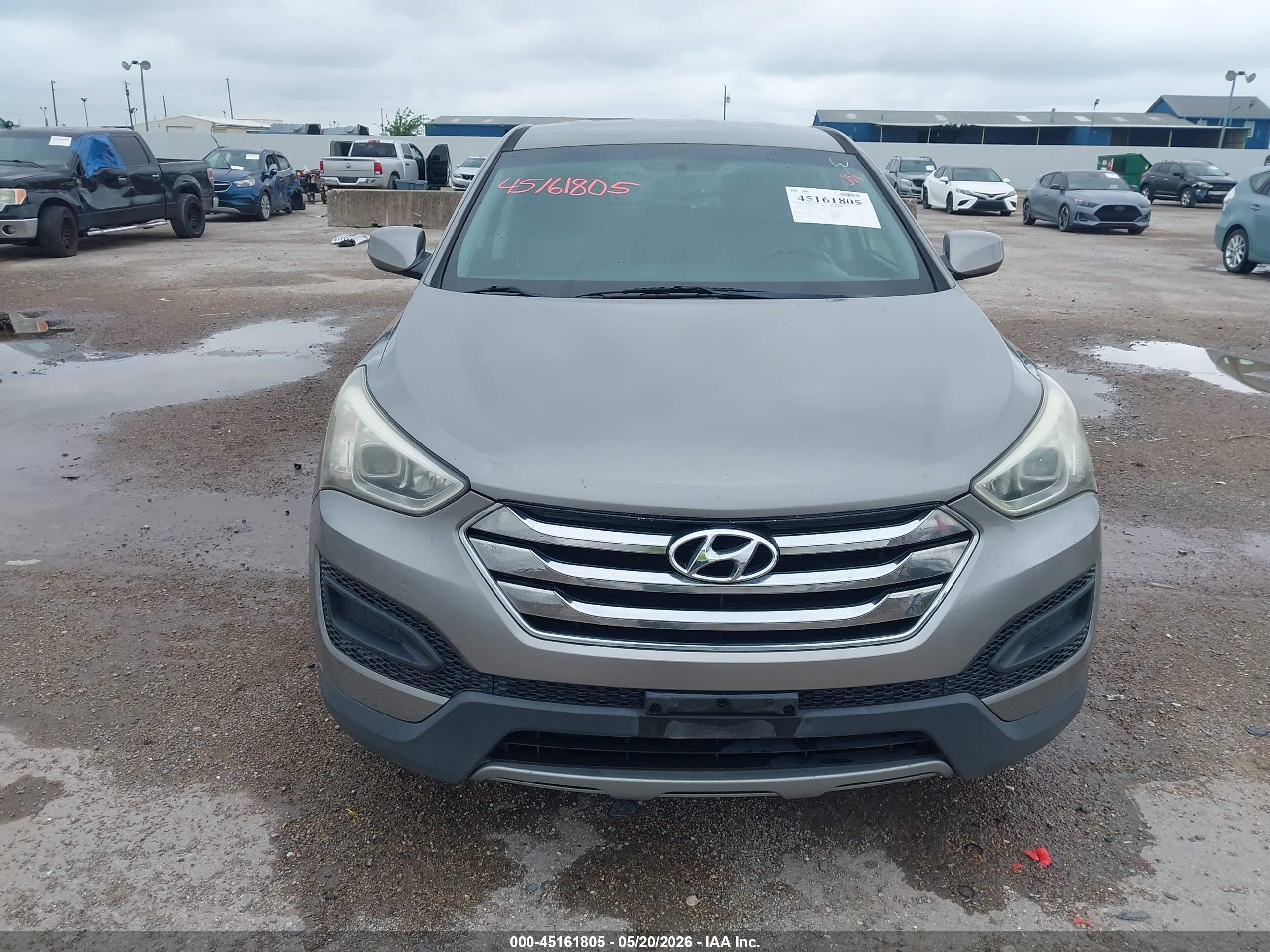 2013 Hyundai Santa Fe Sport Gray vin: 5XYZT3LB1DG058471