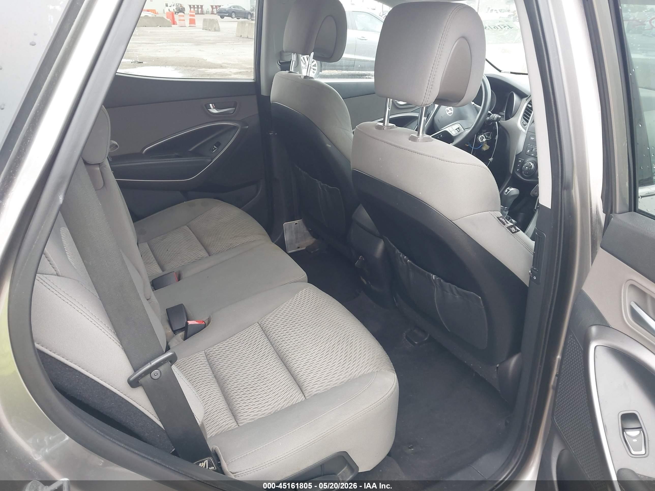 2013 Hyundai Santa Fe Sport Gray vin: 5XYZT3LB1DG058471