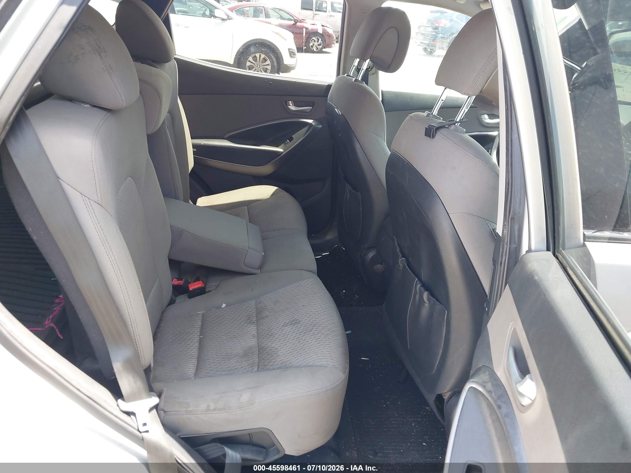 2013 Hyundai Santa Fe Sport Silver vin: 5XYZT3LB1DG071351