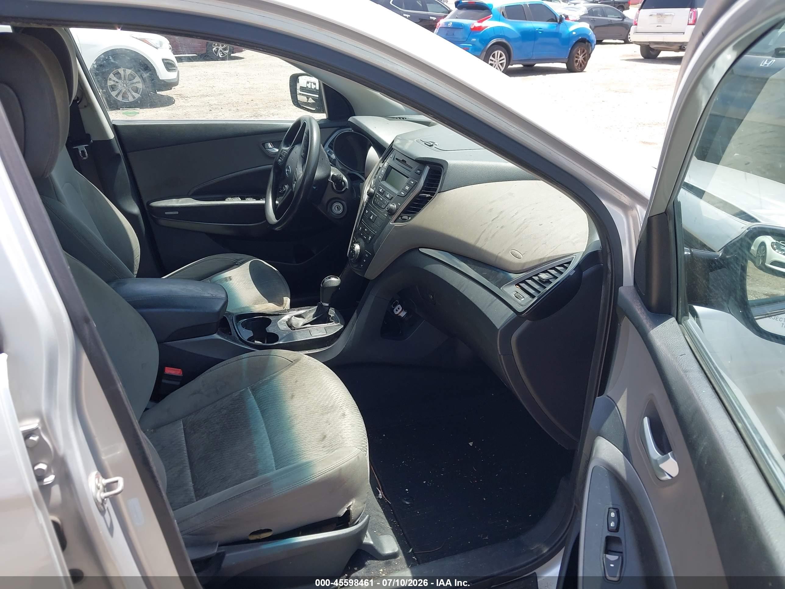 2013 Hyundai Santa Fe Sport Silver vin: 5XYZT3LB1DG071351