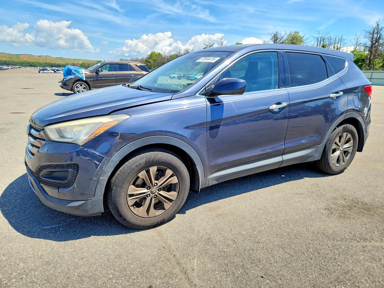 2013 Hyundai Santa Fe Sport 2.4l Blue vin: 5XYZT3LB1DG114246