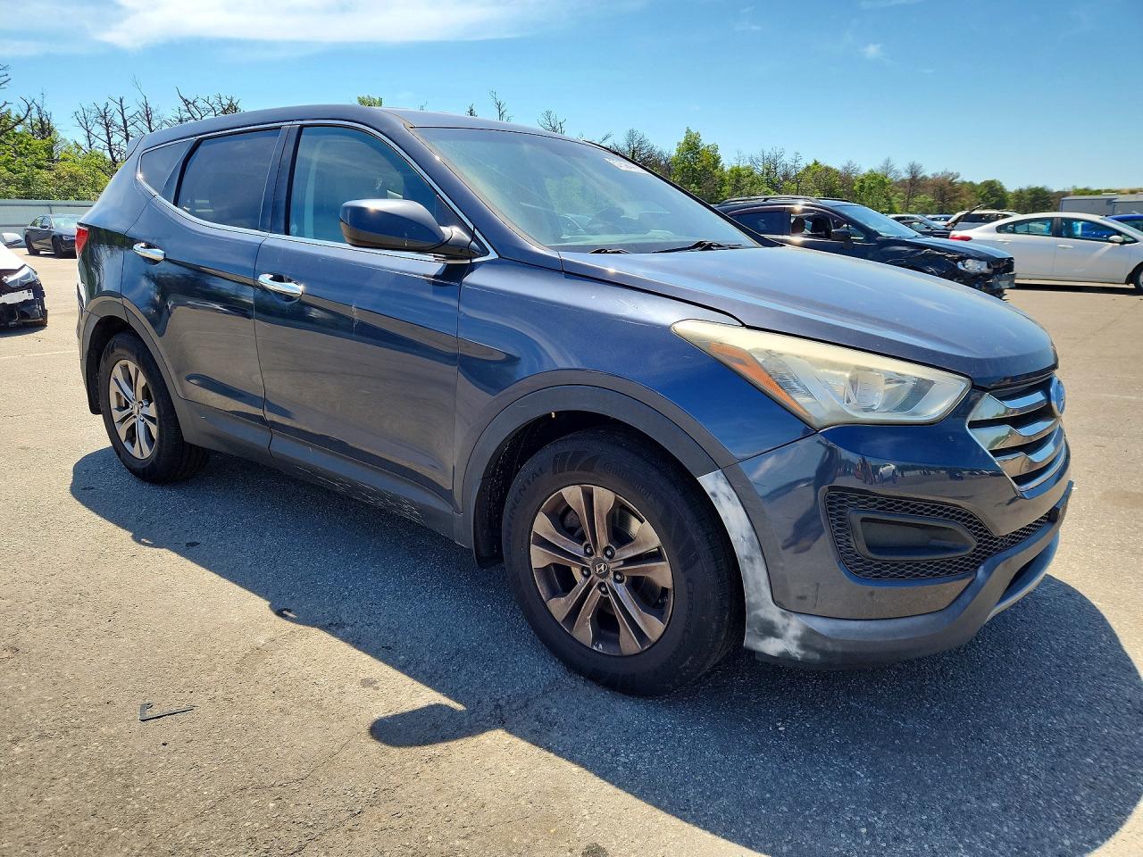 2013 Hyundai Santa Fe Sport 2.4l Blue vin: 5XYZT3LB1DG114246