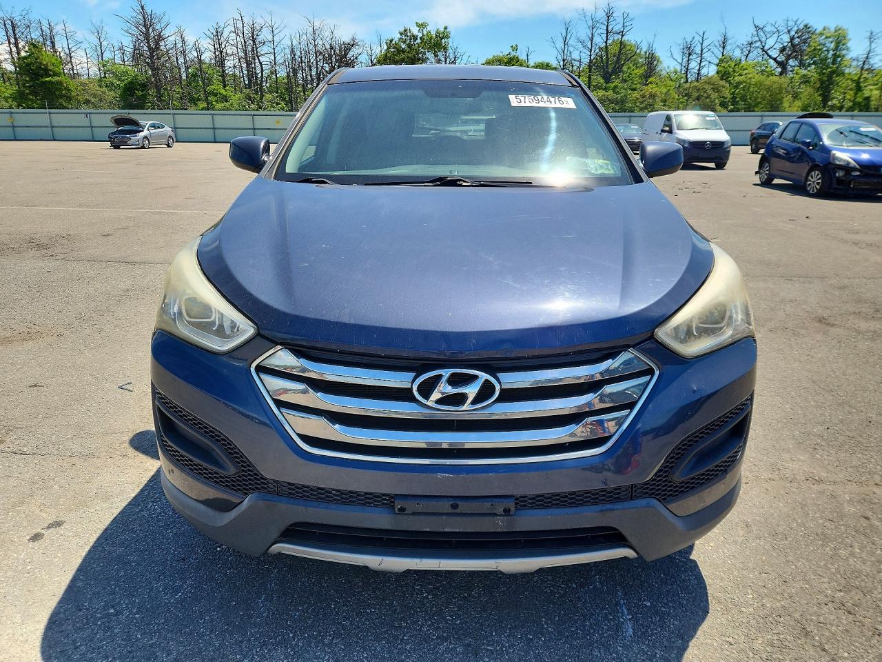 2013 Hyundai Santa Fe Sport 2.4l Blue vin: 5XYZT3LB1DG114246
