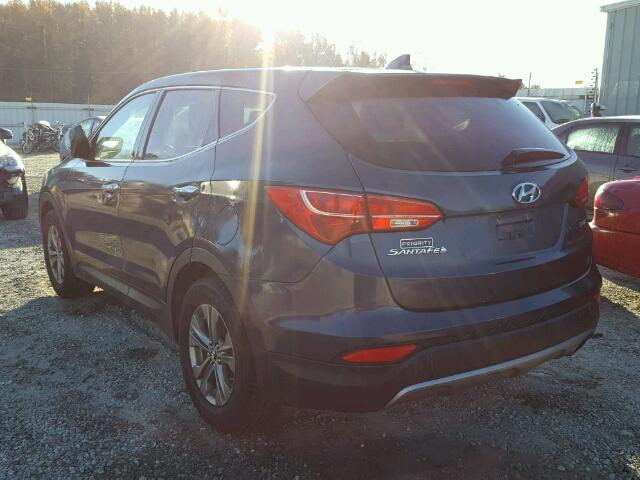 2014 Hyundai Santa Fe Sport  Blue vin: 5XYZT3LB1EG132327