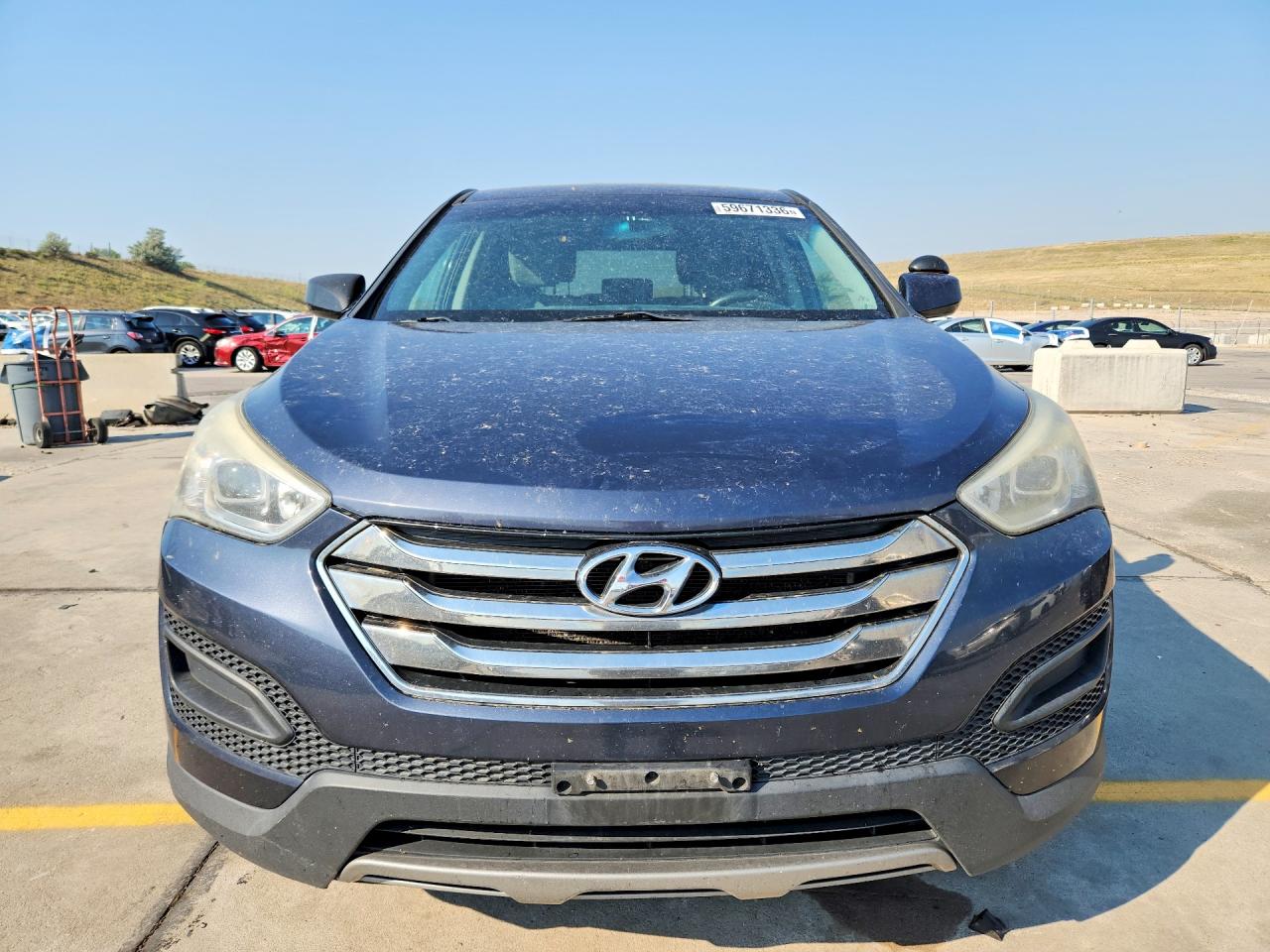 2014 Hyundai Santa Fe Sport 2.4l Blue vin: 5XYZT3LB1EG132327