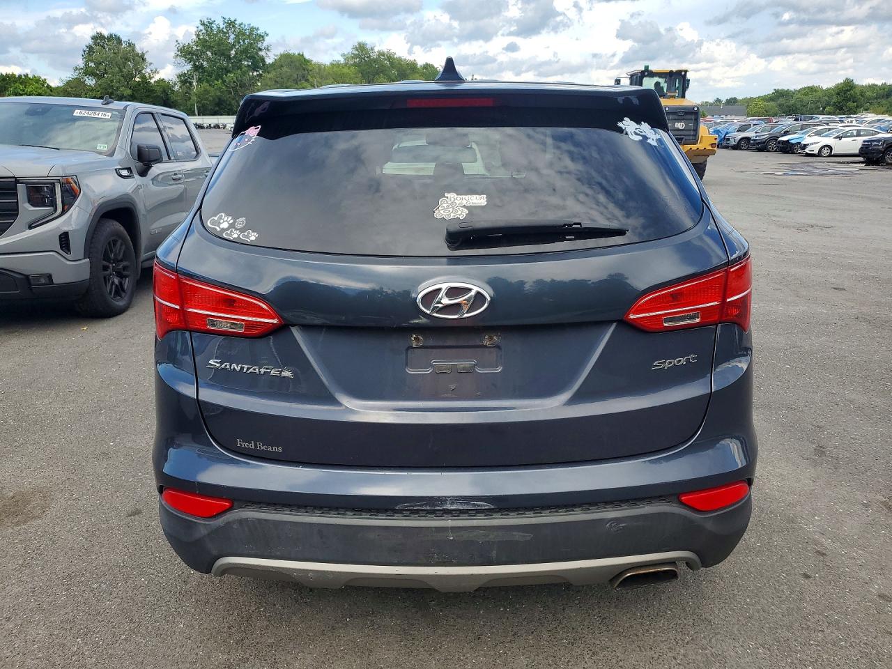 2014 Hyundai Santa Fe Sport 2.4l Blue vin: 5XYZT3LB1EG166767