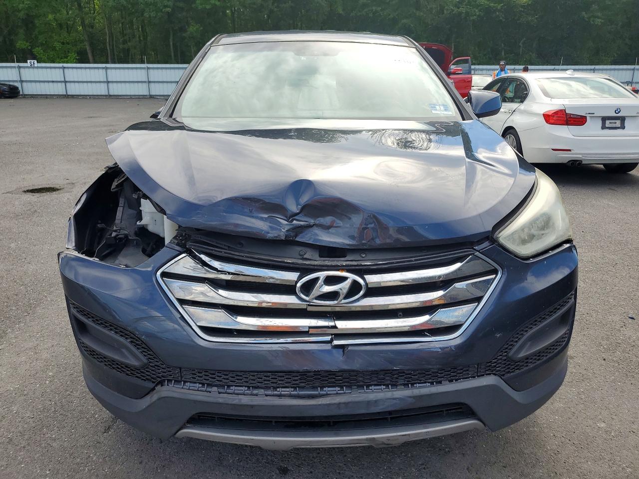 2014 Hyundai Santa Fe Sport 2.4l Blue vin: 5XYZT3LB1EG166767