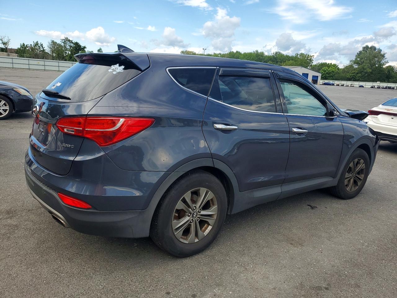 2014 Hyundai Santa Fe Sport 2.4l Blue vin: 5XYZT3LB1EG166767