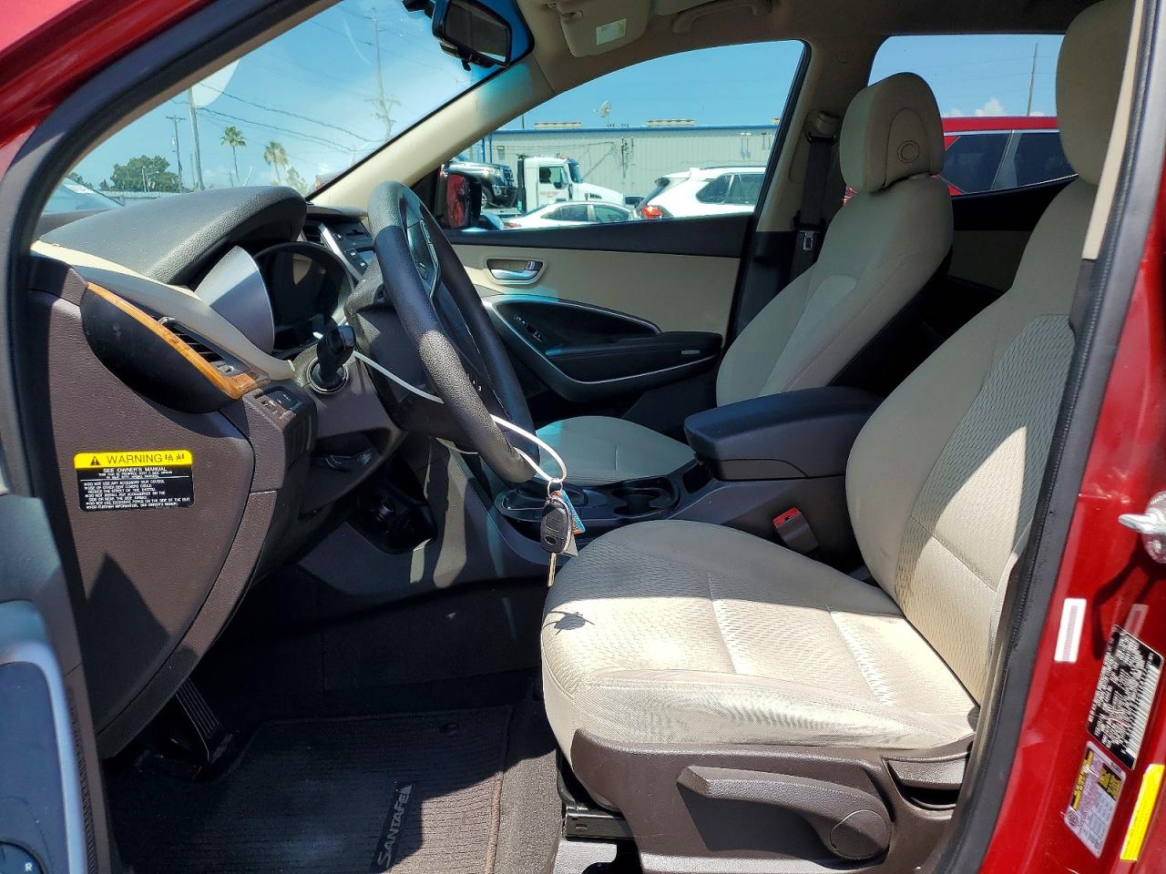 2014 Hyundai Santa Fe Sport 2.4l Burgundy vin: 5XYZT3LB1EG168177